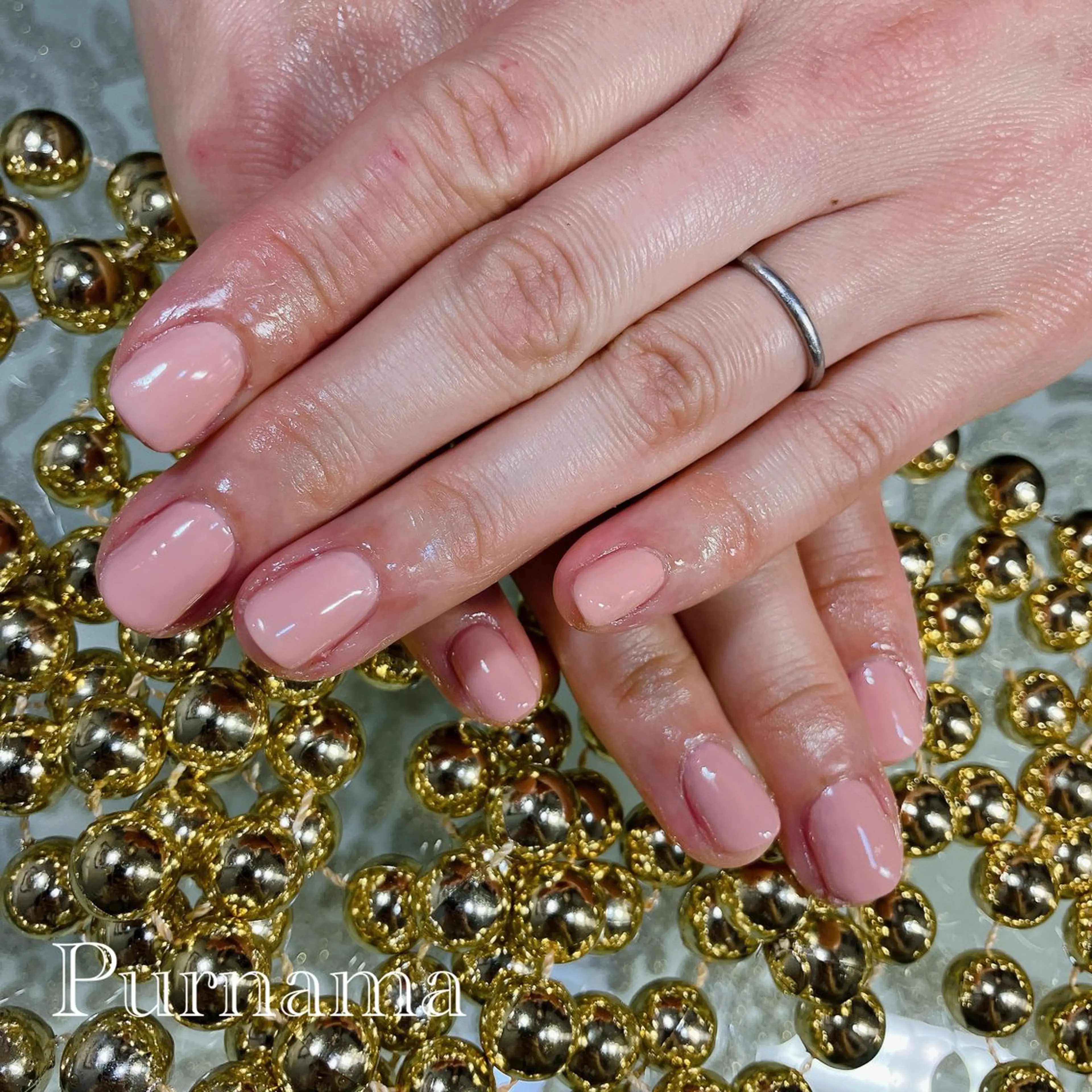 ネイル シンプルネイル Purnama あきのネイルデザイン