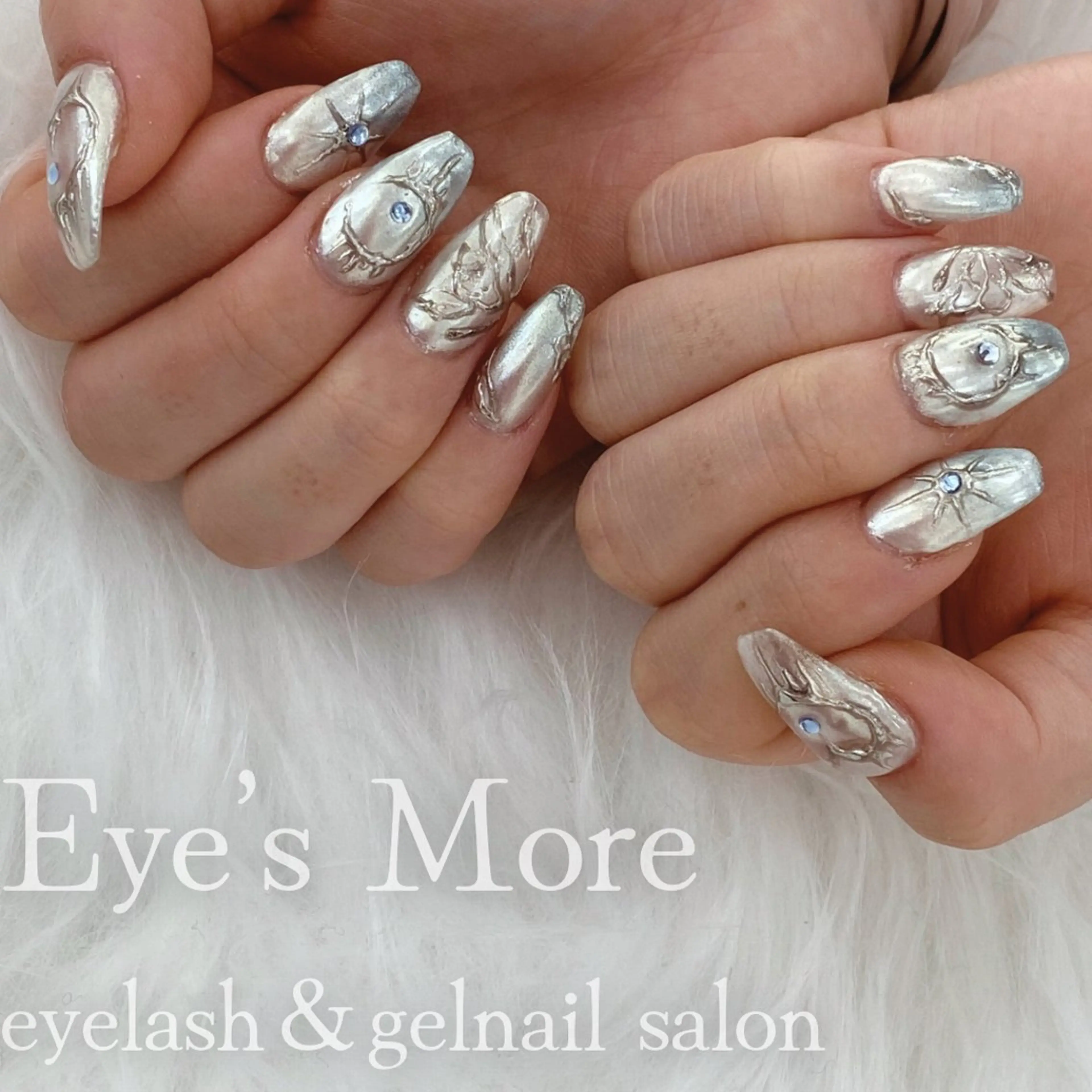 ネイル アートネイル マグネットネイル ミラーネイル ハンドネイル ハンドケア Mai Nailistのネイルデザイン