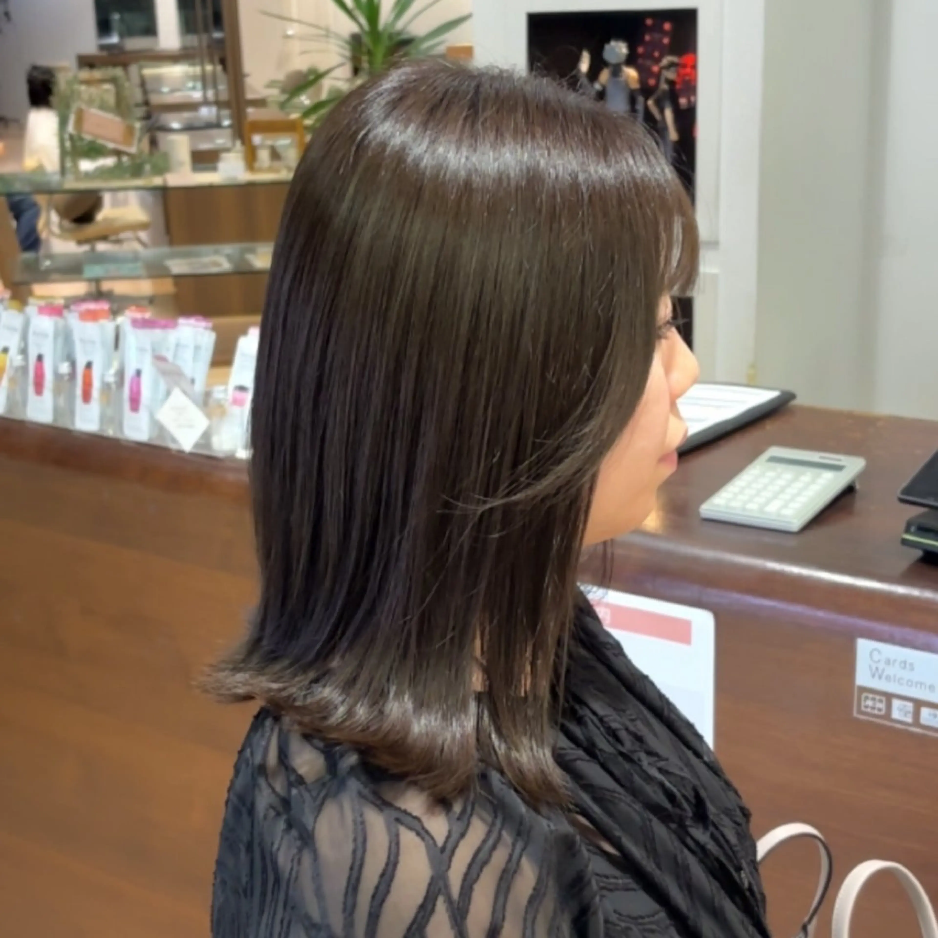 カット＆透明感カラー＆トリートメントの写真