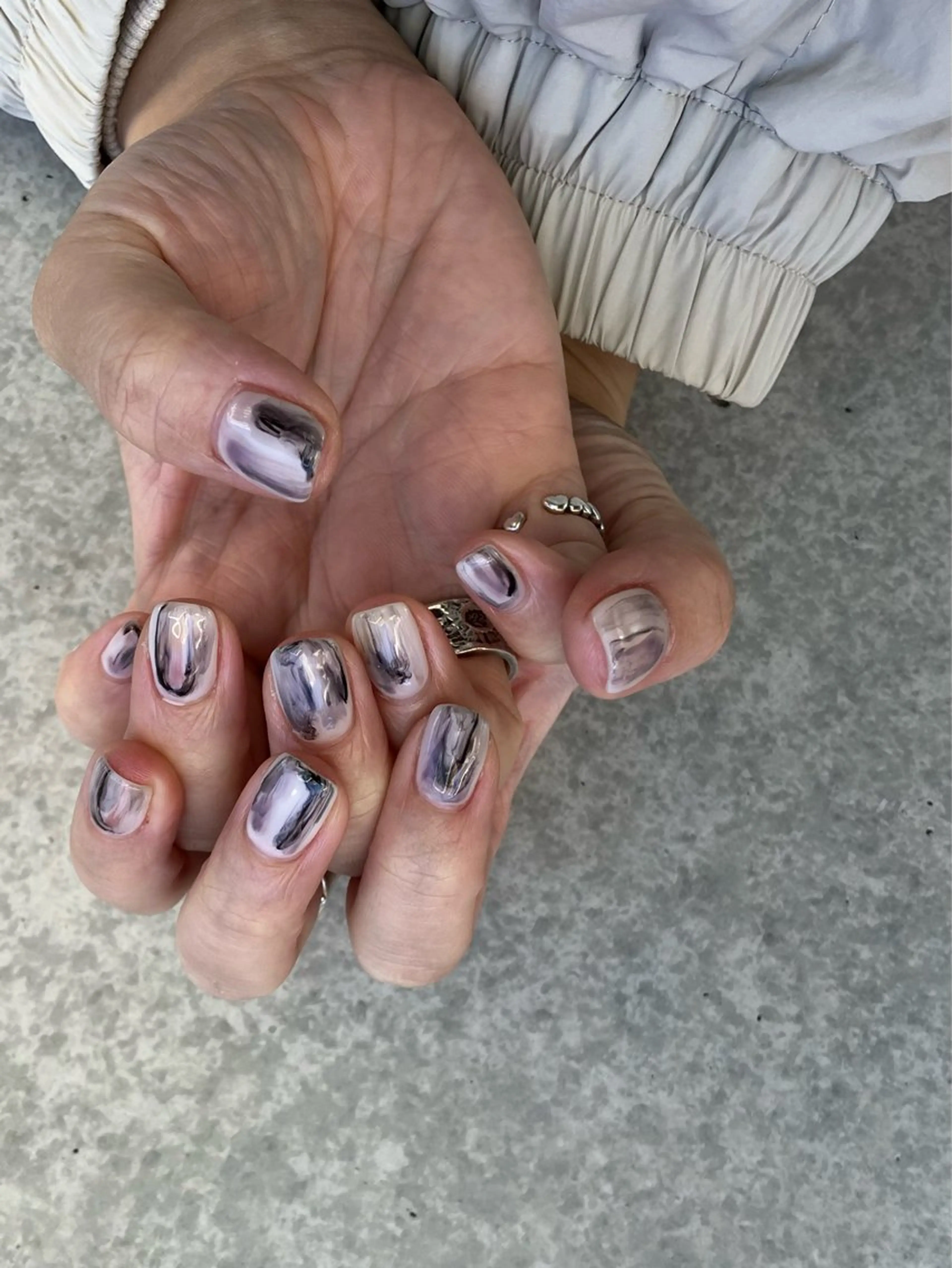 ネイル アートネイル 長さ出し ジェルネイル 氷ネイル・うるうるネイル マットネイル ハンドネイル nail salon Soeurのネイルデザイン