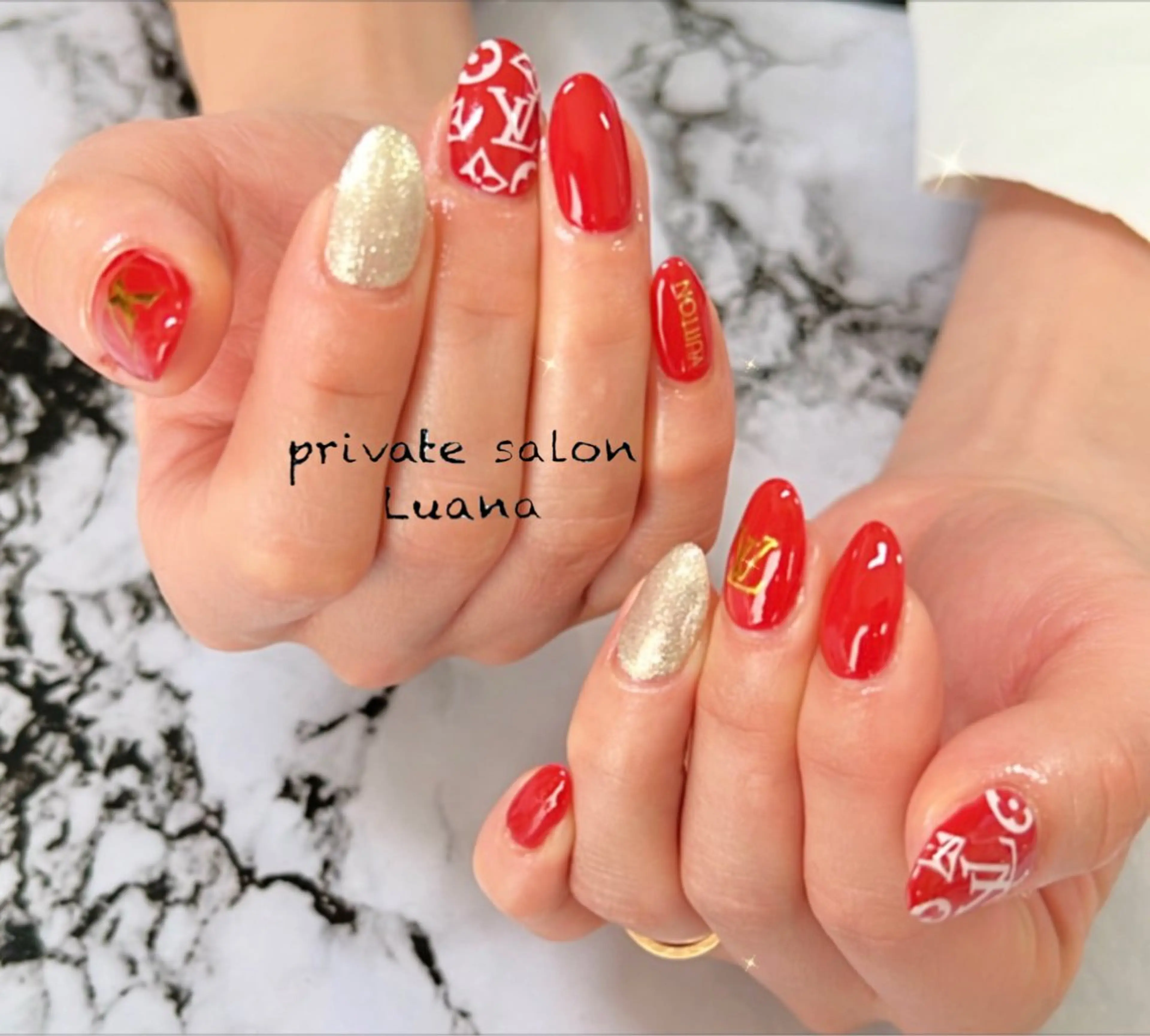 ネイル ハンドネイル 自宅ネイルサロン ルアナのネイルデザイン