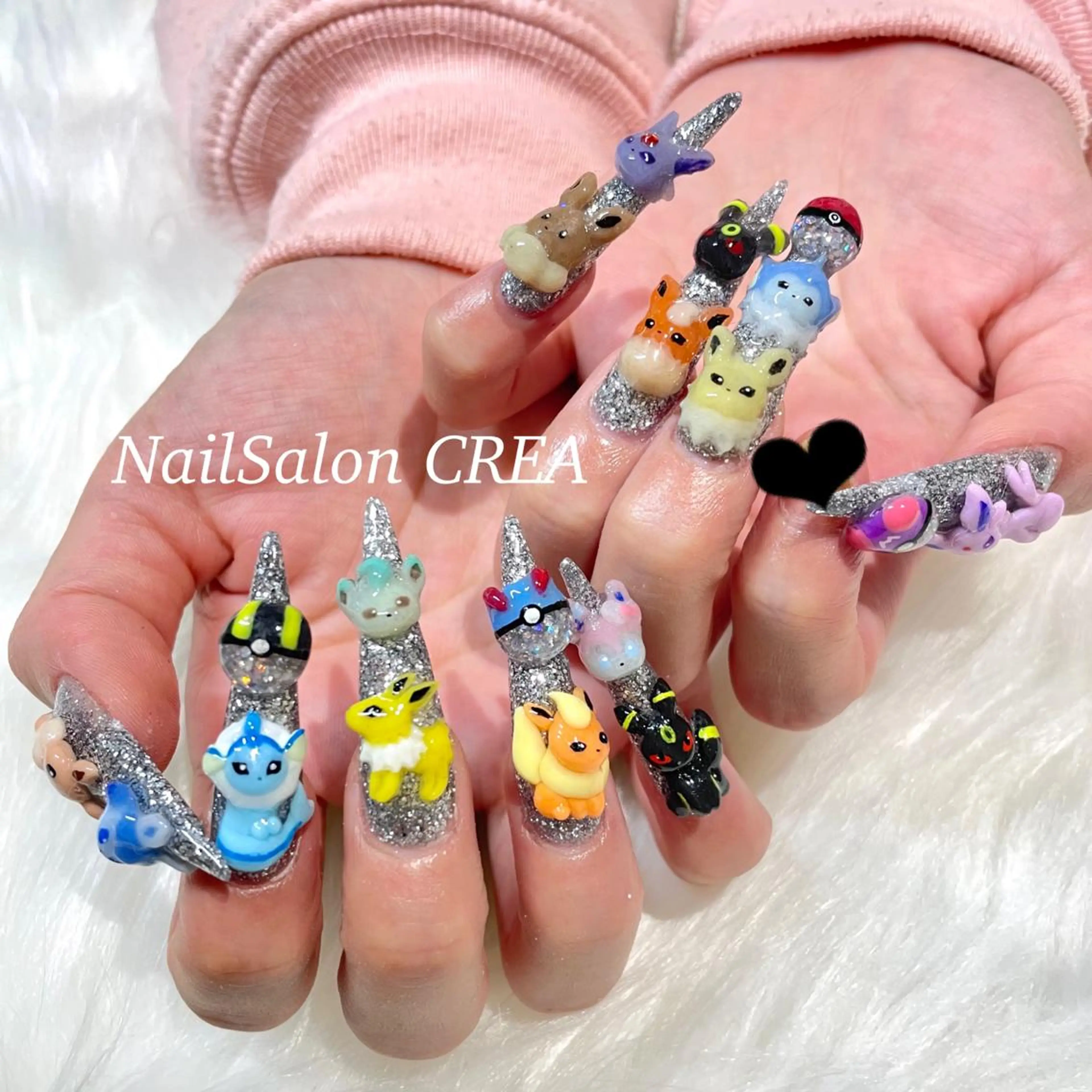 ネイル 持ち込み ハンドネイル NailSalon CREAのネイルデザイン