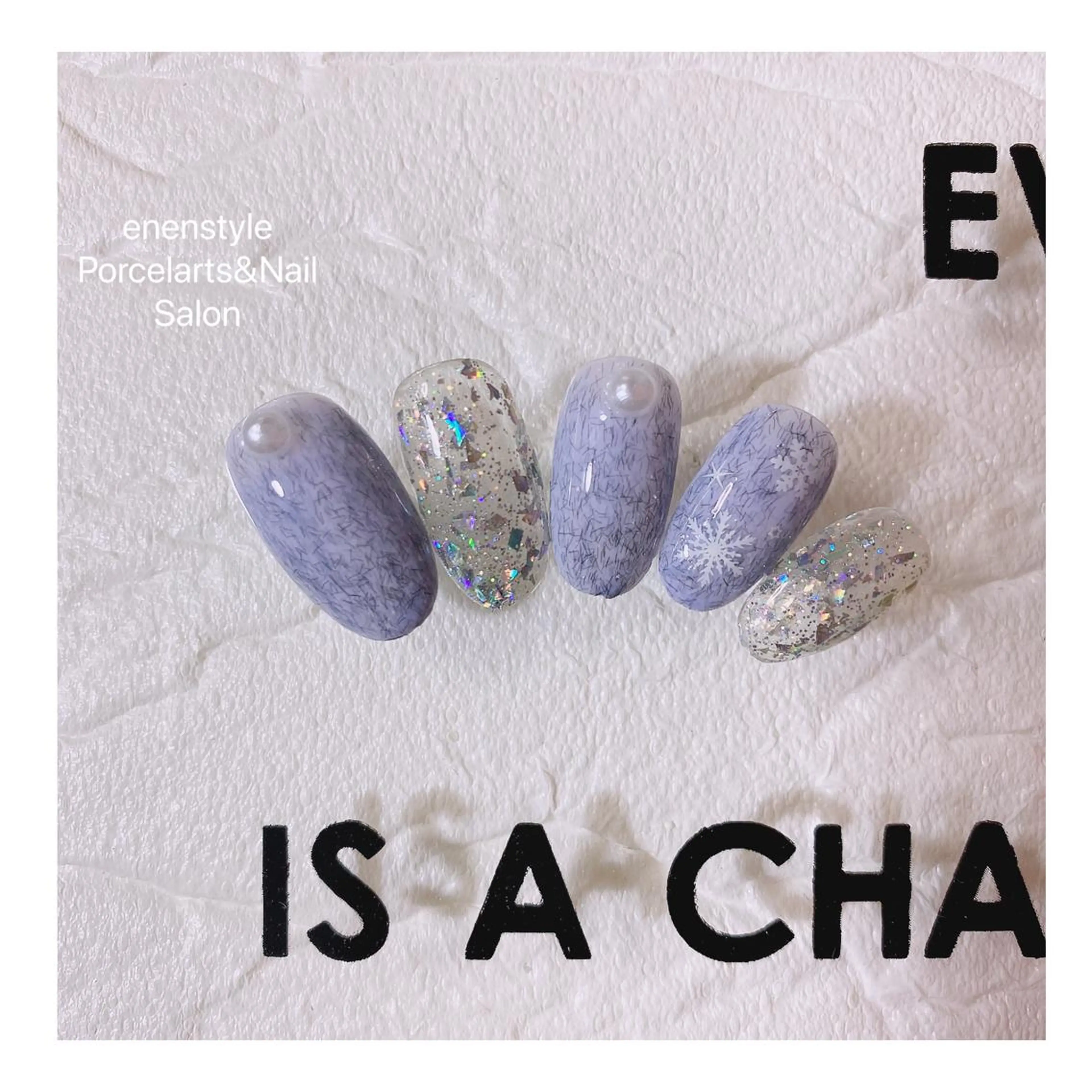 ミディアム ネイル 👑enen style👑のネイルデザイン