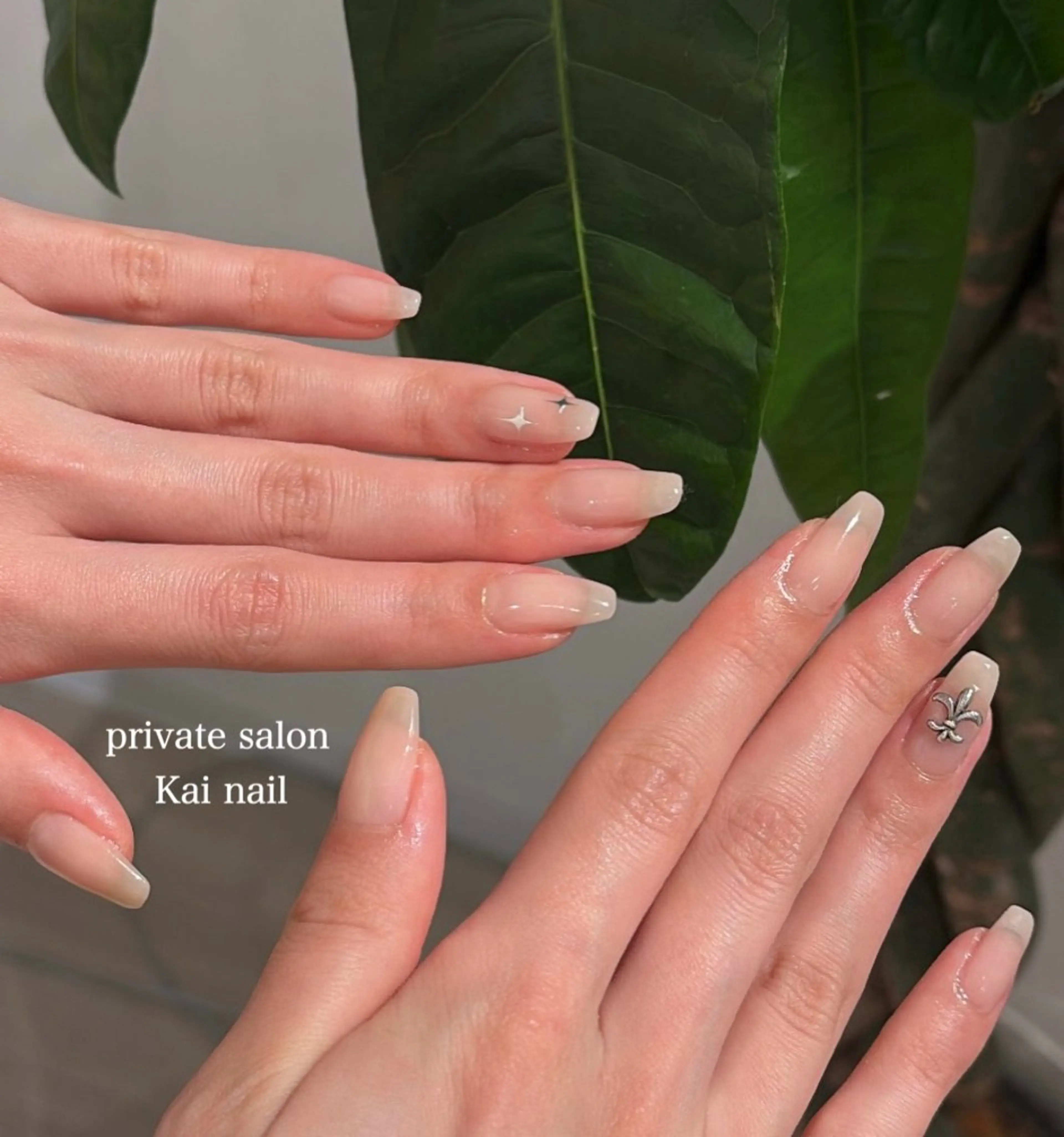 ネイル キラキラネイル 春ネイル ハンドネイル Kai  nail Mayukoのネイルデザイン