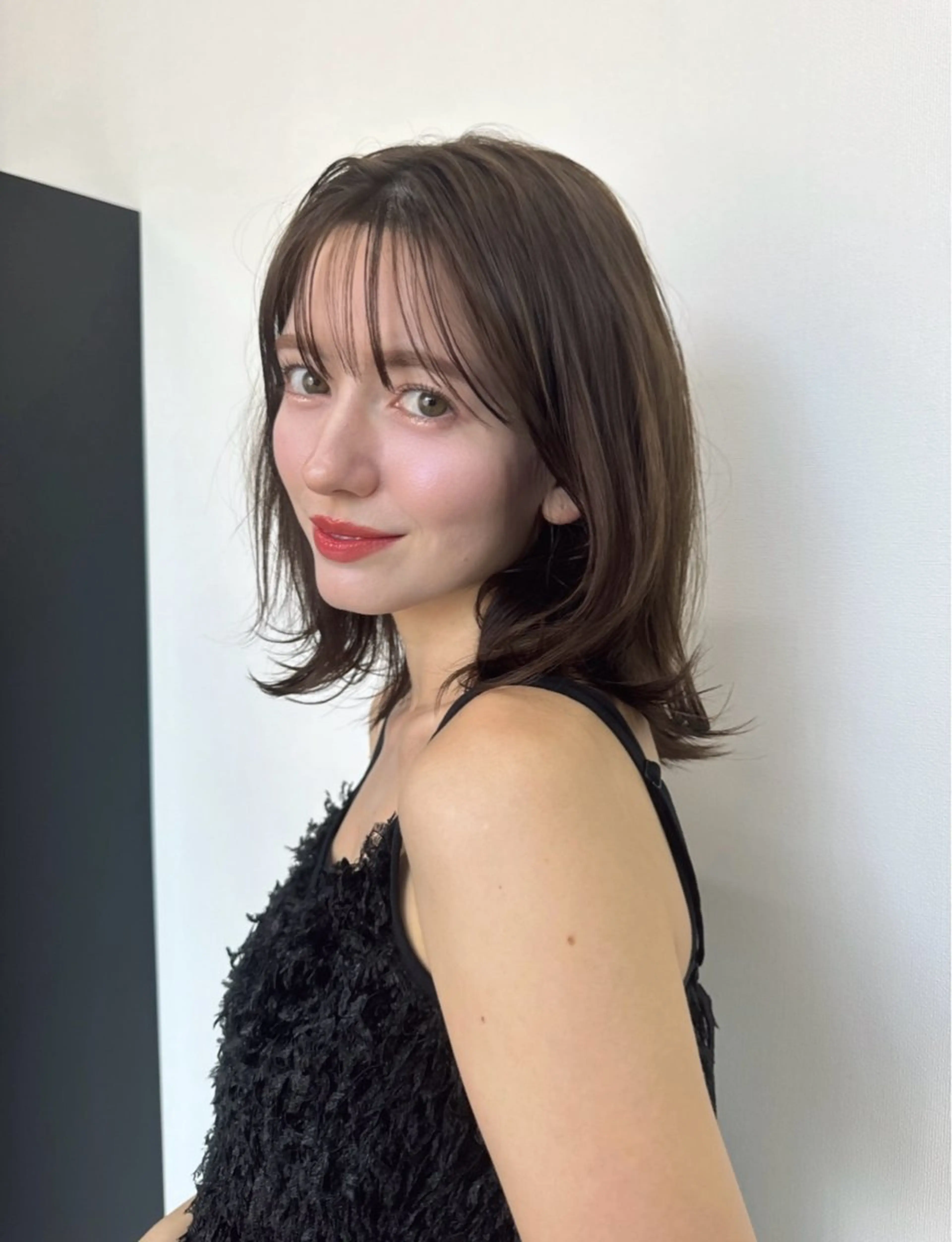 ミディアム 韓国ヘア/美髪矯正/ Haruna🦋のヘアスタイル