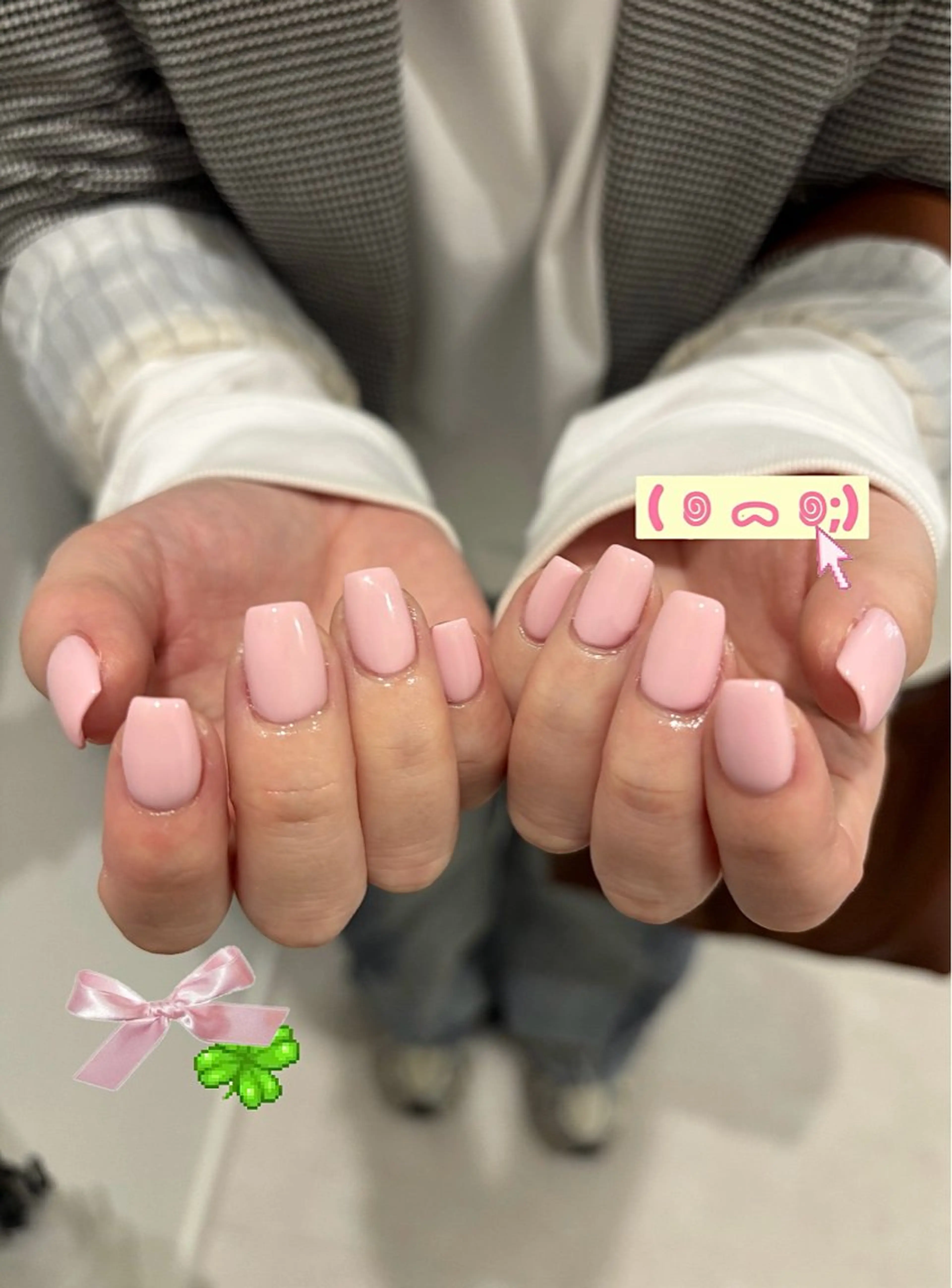 【オフあり】 ジェルワンカラーorラメグラデーションの写真