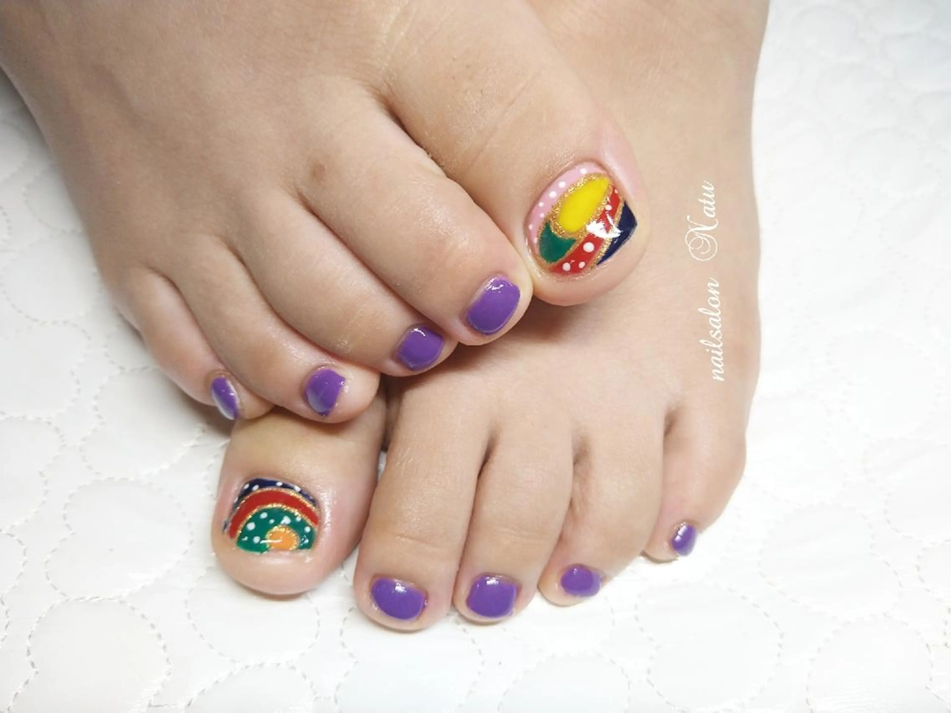 ネイル フットネイル nailsalon Natuのネイルデザイン