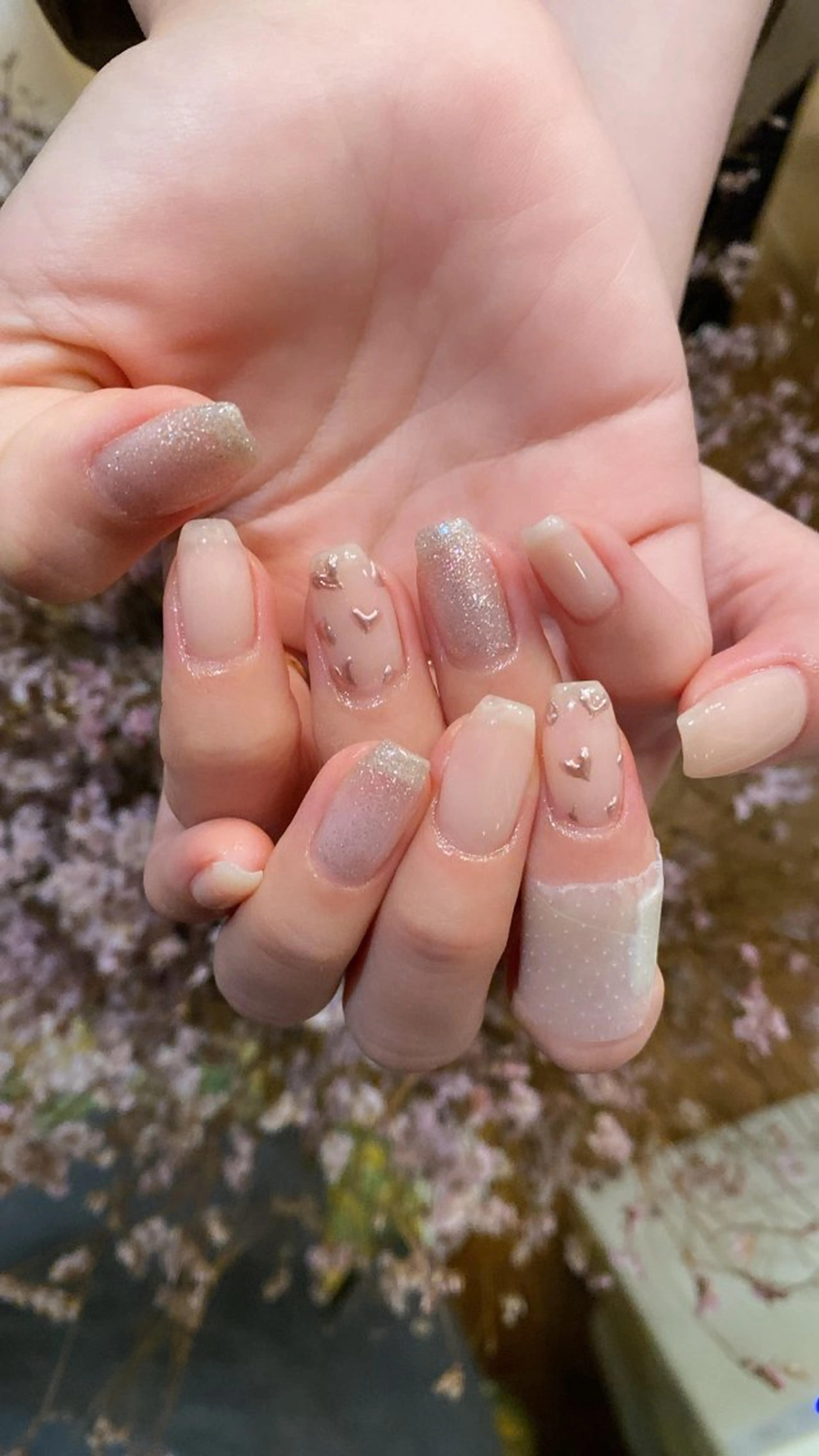 ネイル crystal ⭐︎ colorのネイルデザイン