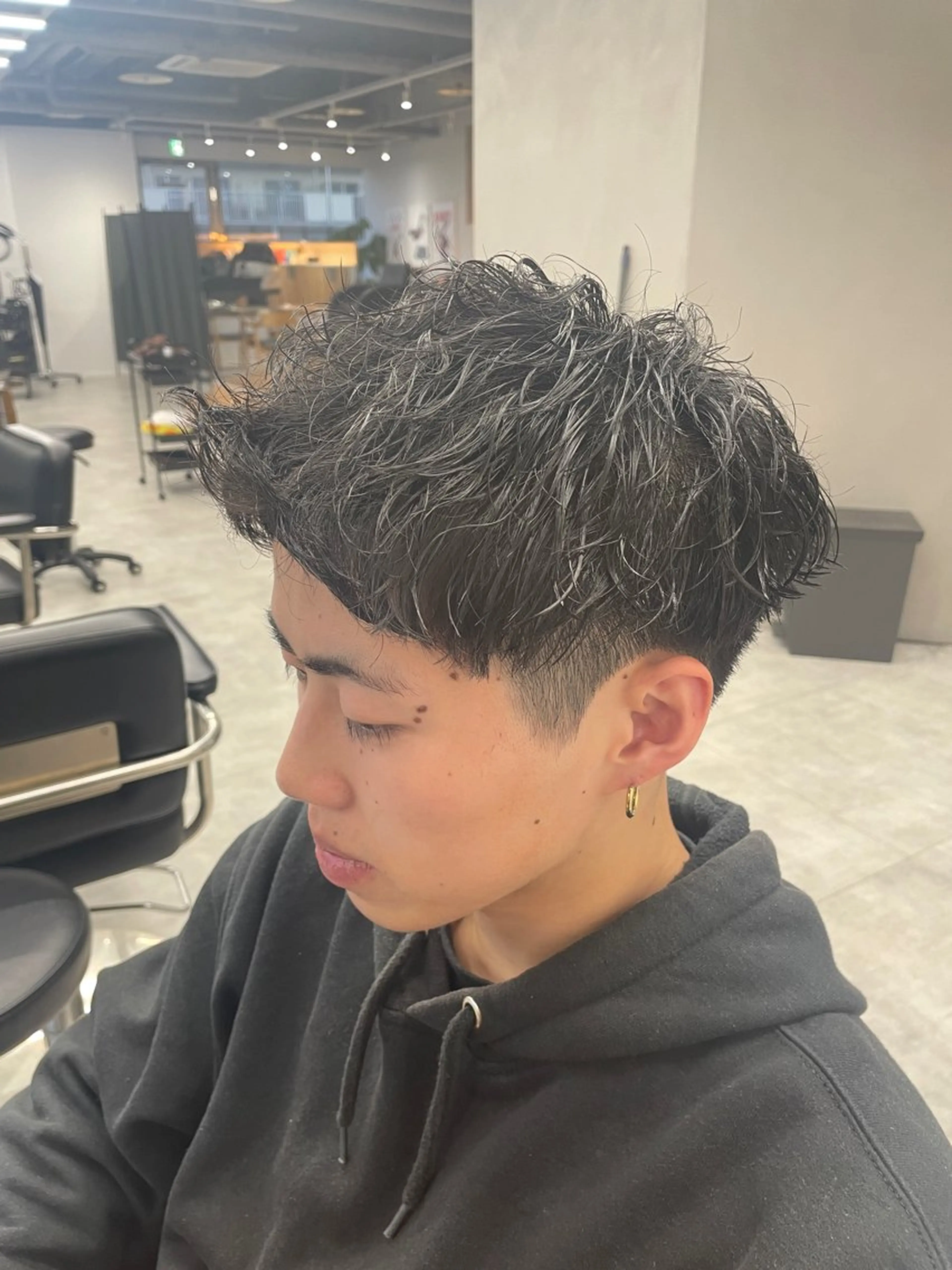 ショート パーマ カット パーマ メンズパーマ/新潟/ 万代／田崎亮🌟のヘアスタイル