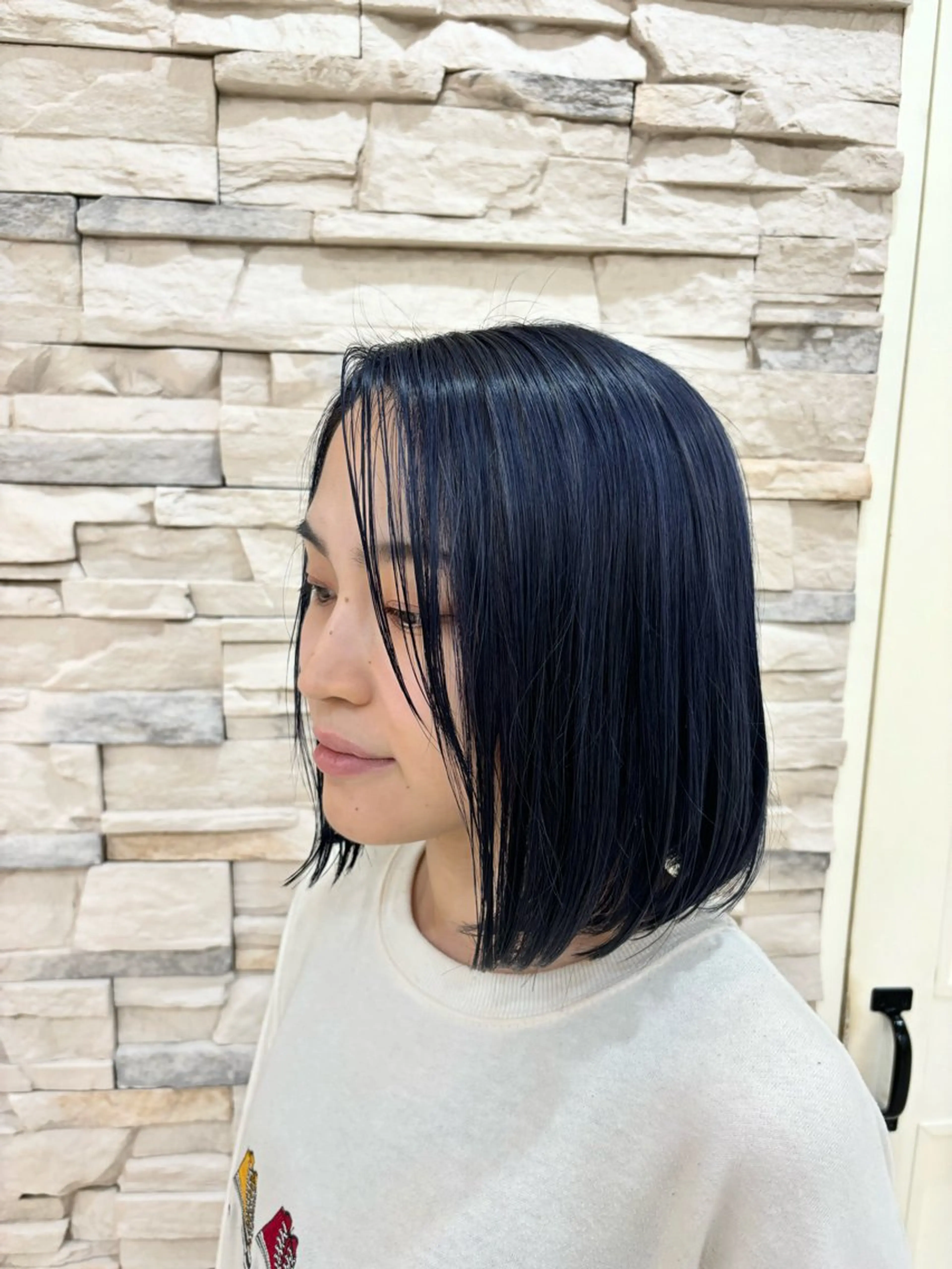 ミディアム カラー ブリーチ ネイビーカラー 髪質改善 トリートメント ヘアカラー トリートメント 田野倉NEXT店 美髪ニストのヘアスタイル
