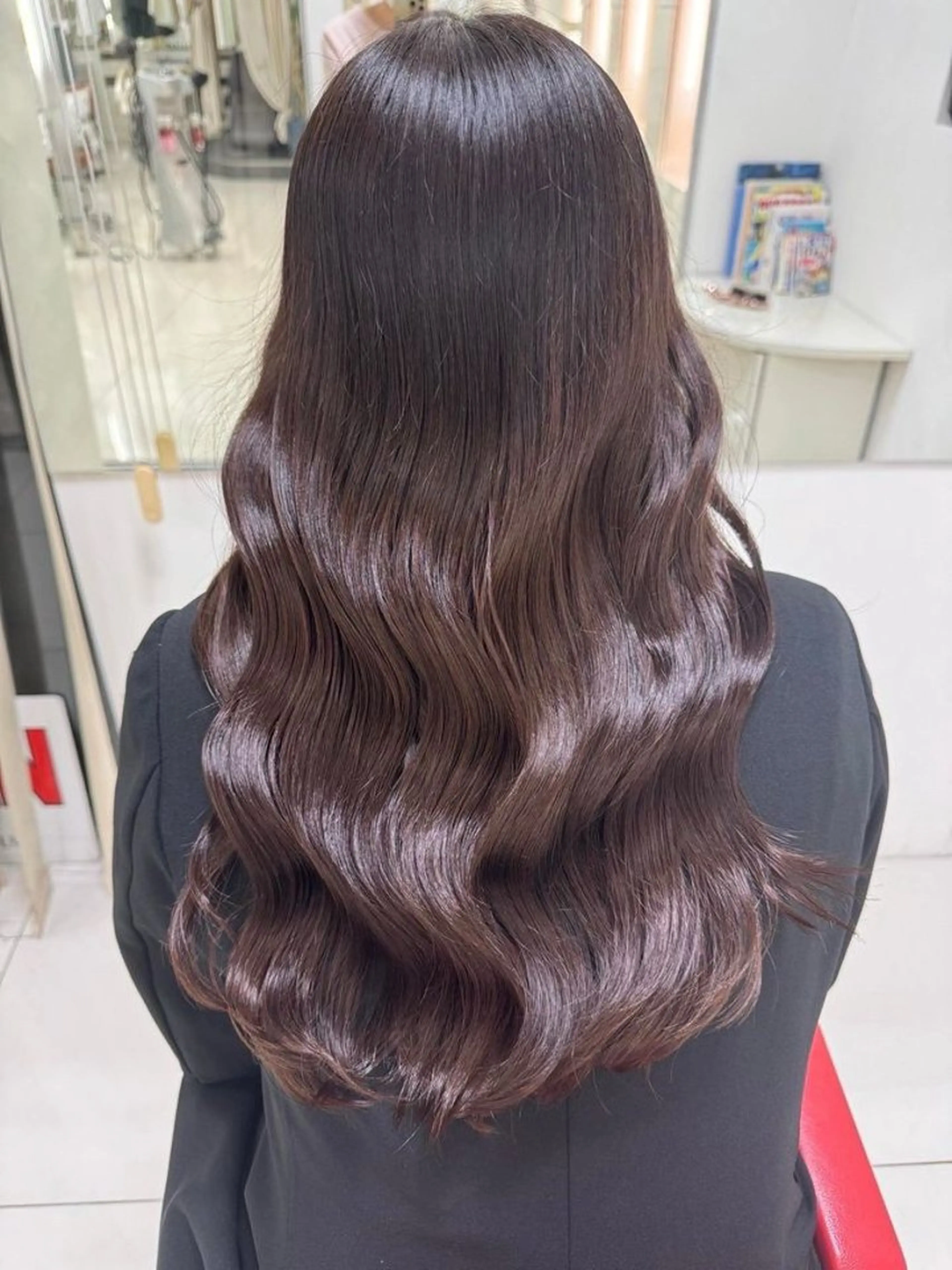 ロング カラー 地毛風カラー/ 吉田菜々子のヘアスタイル