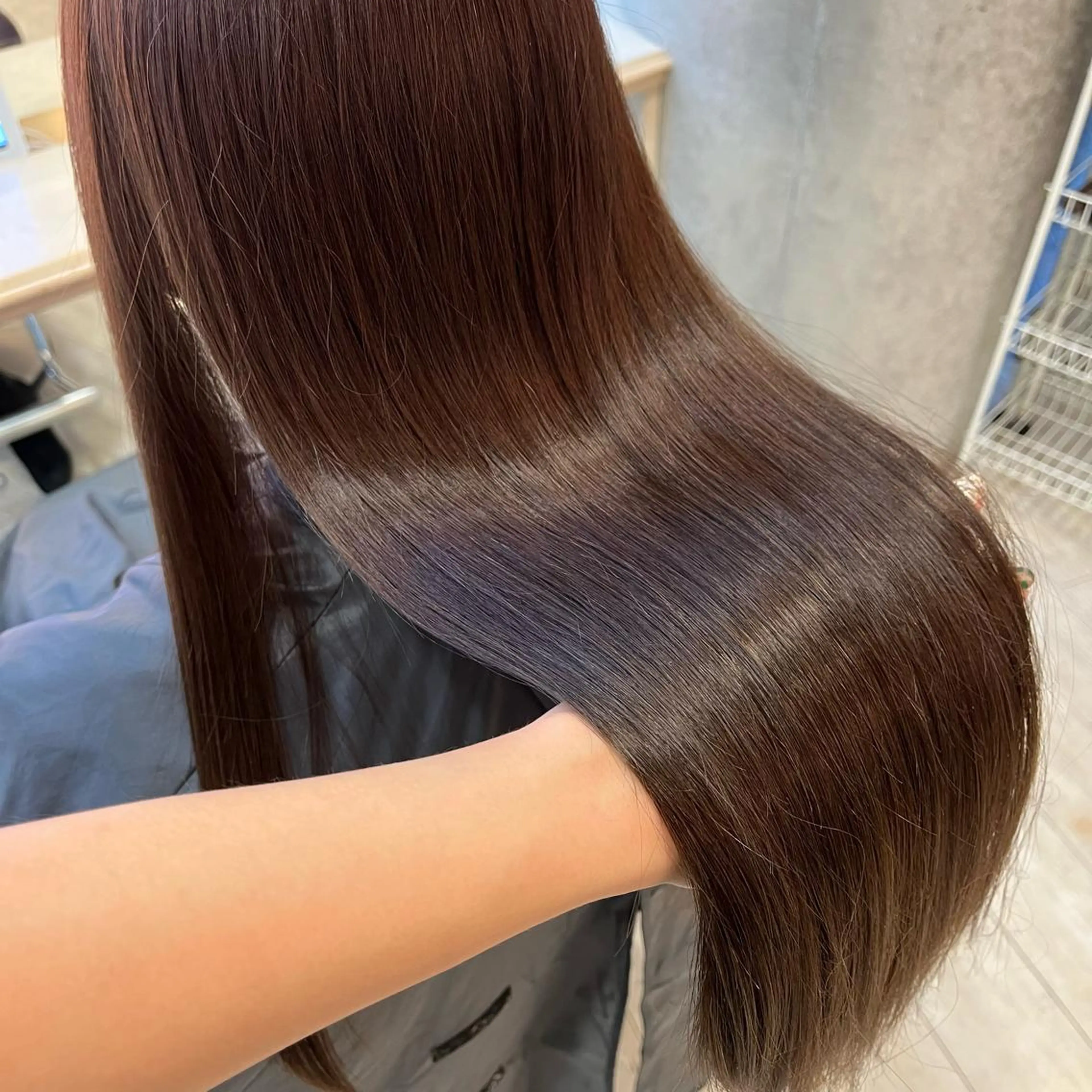 ロング トリートメント ヘアカラー トリートメント サソウ ユリエ🥥のヘアスタイル