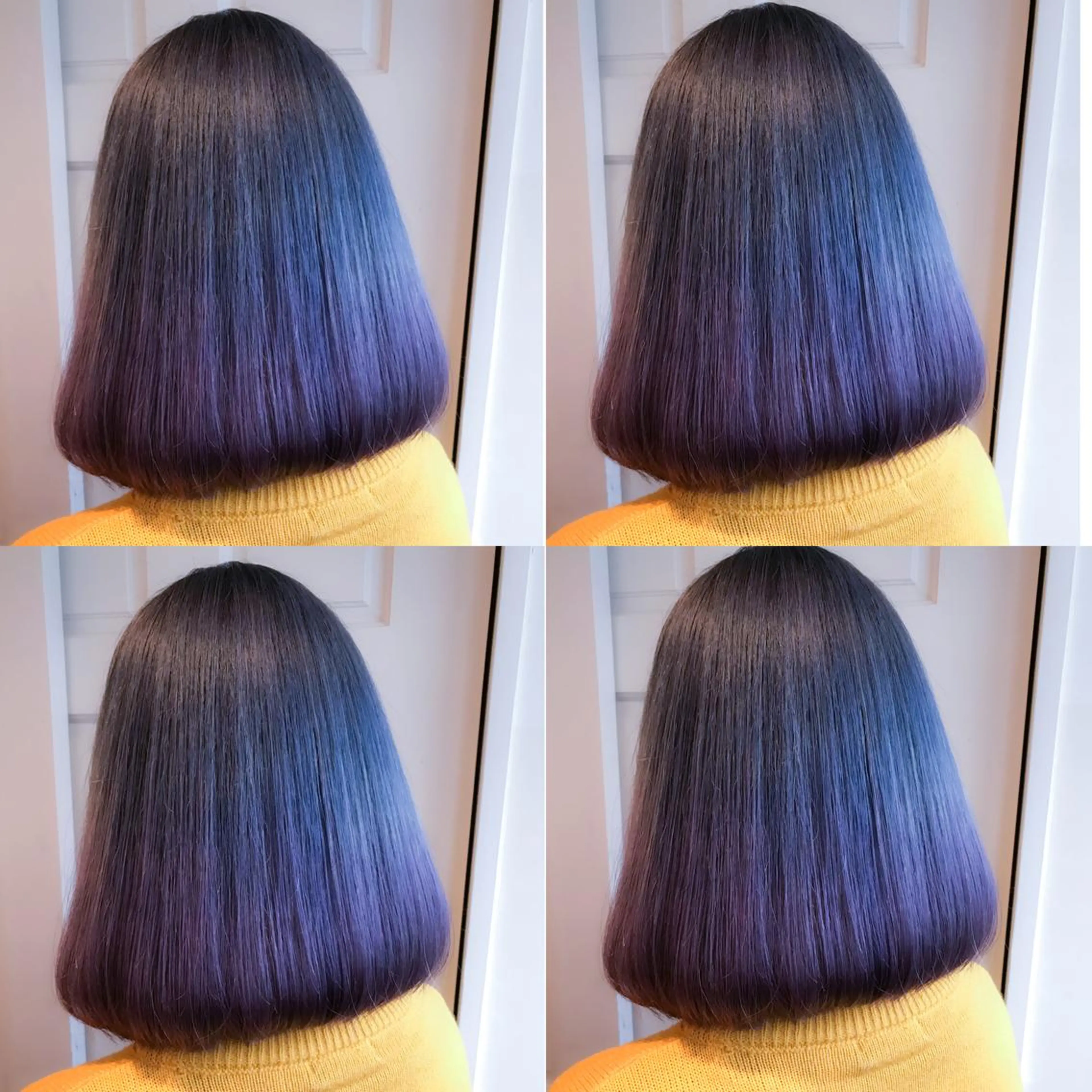 ショート カラー グラデーションカラー ネイビーカラー パープルカラー ヘアカラー トリートメント 🧡ショートの達人 🧡SHOのヘアスタイル