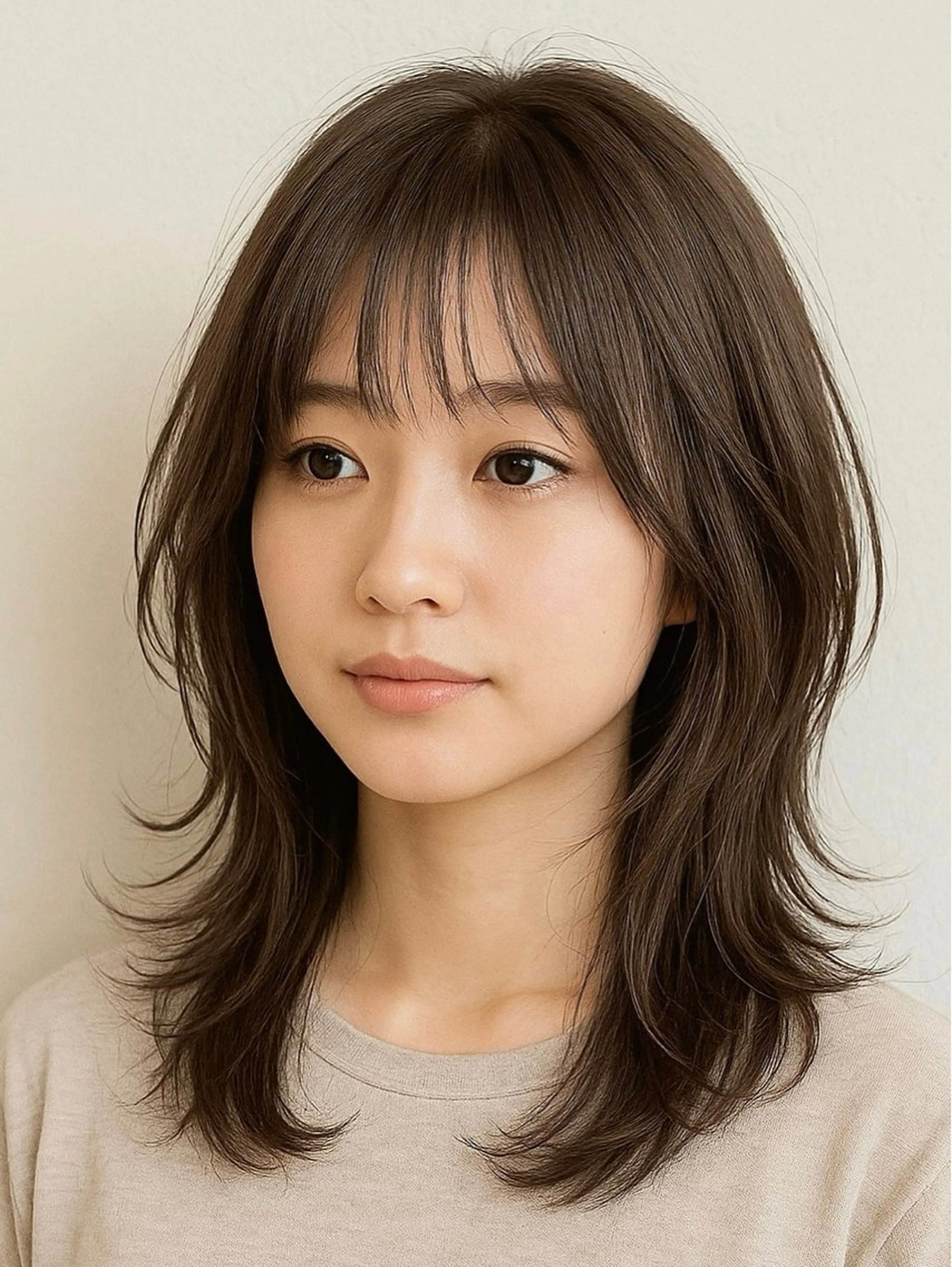 セミロング 映える顔まわり/前髪 特化 💗 ユキマのヘアスタイル