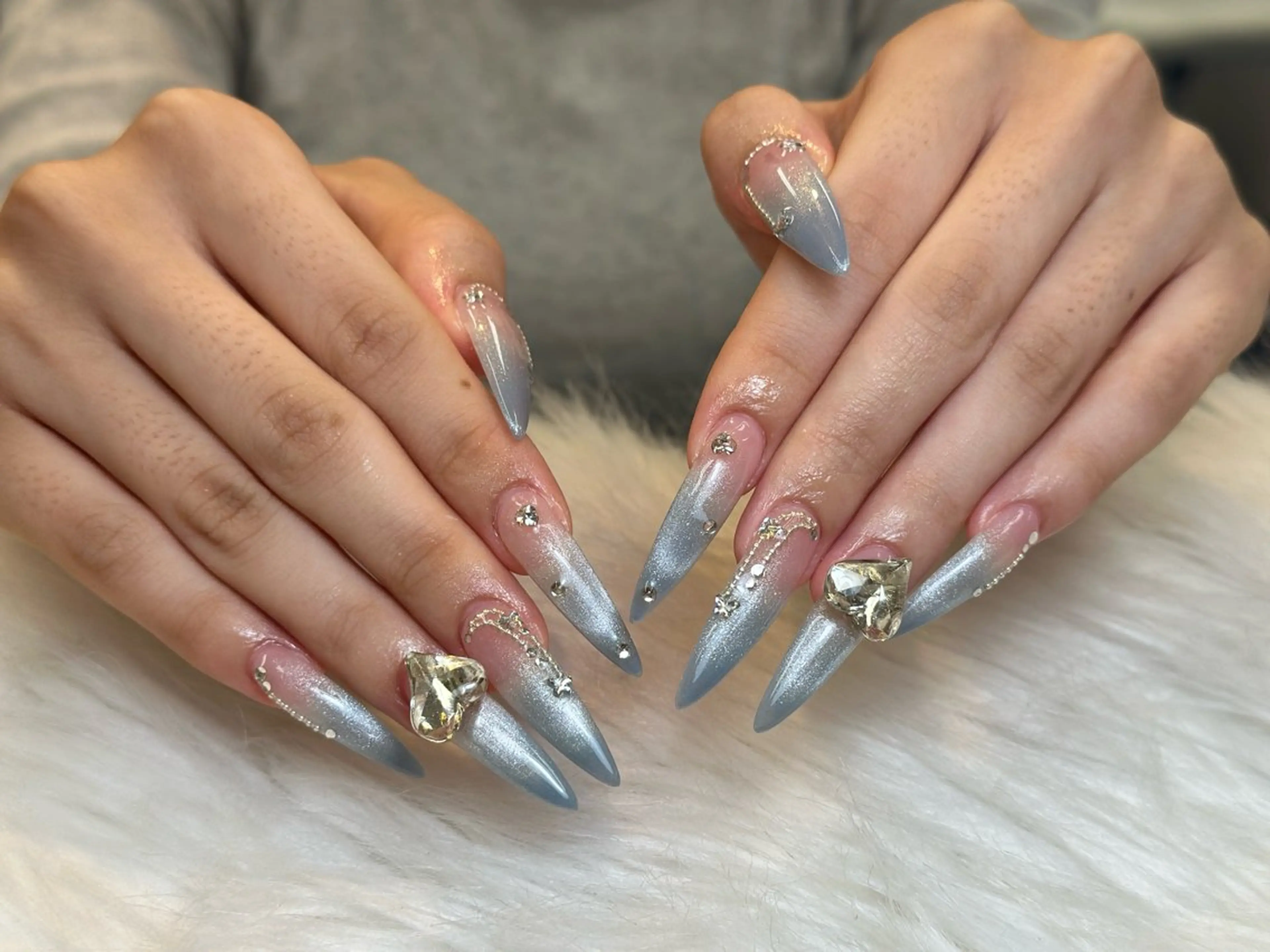 ネイル アートネイル ジェルネイル マグネットネイル ハンドネイル JennNail_ マオのネイルデザイン