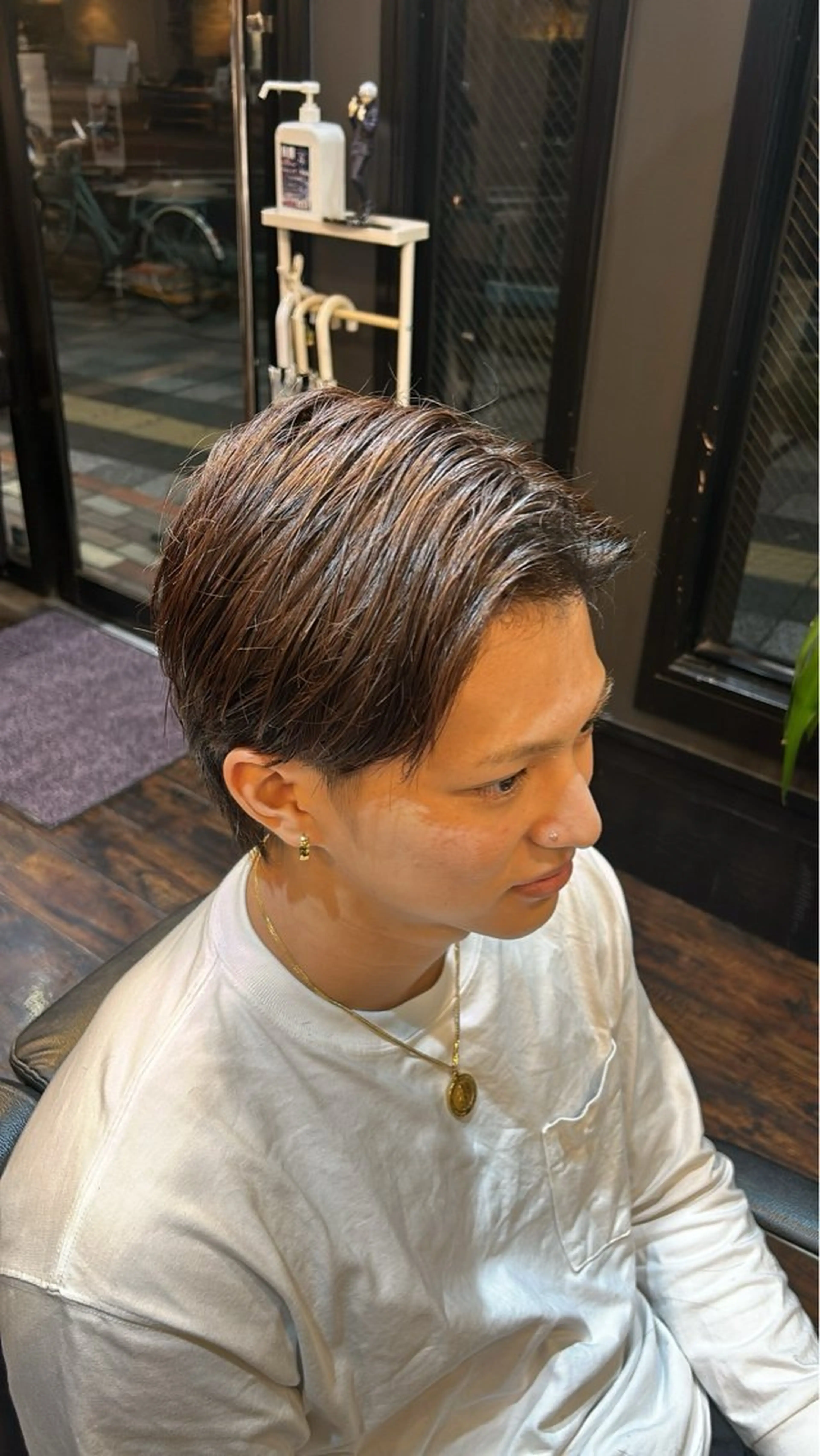 ミディアム メンズ 🌟夜から通える🌟 メンズ専門店長RENのヘアスタイル
