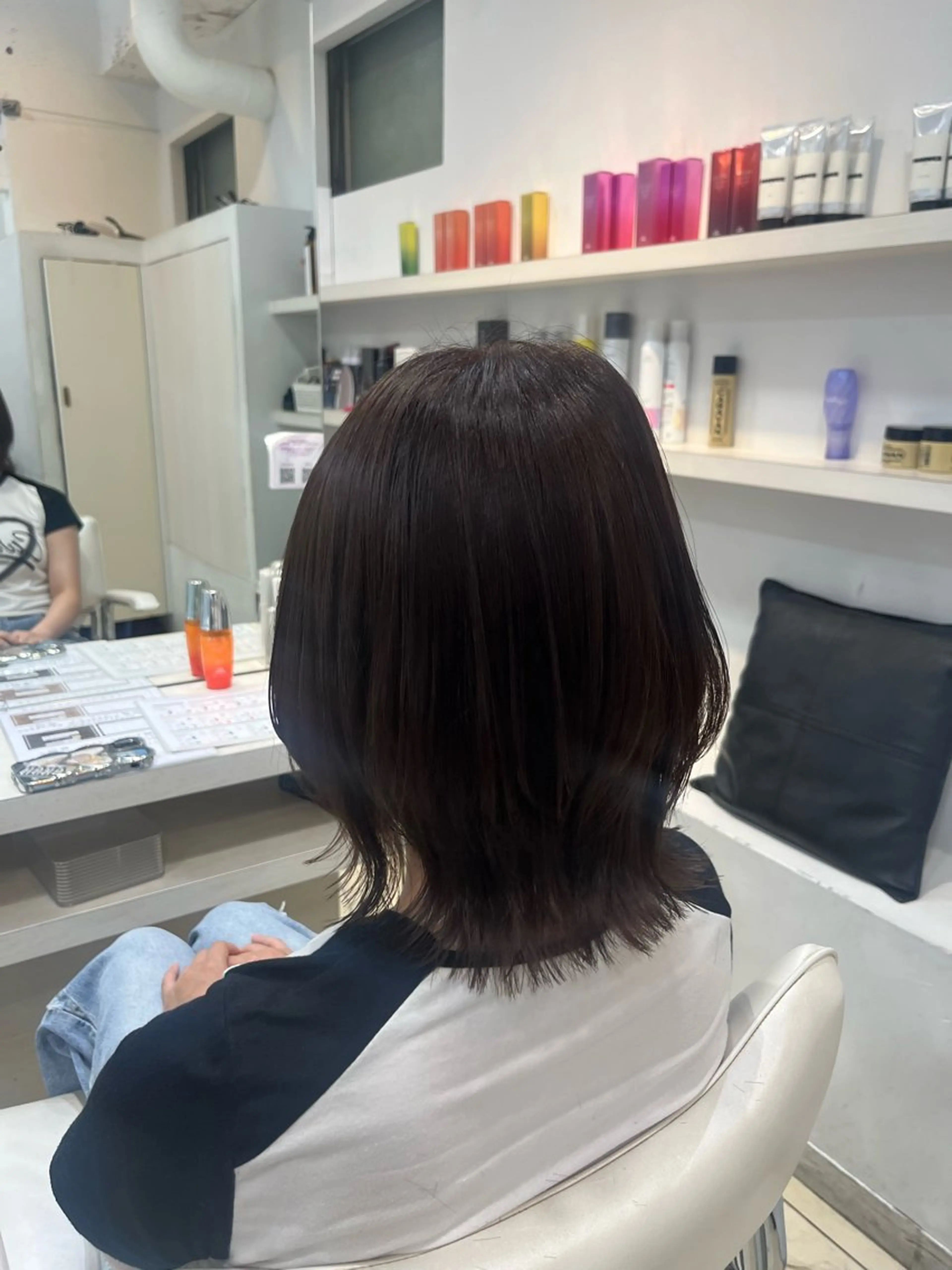 ショート カラー グレージュ ヘアカラー トリートメント 🤎ベージュカラー/ 髪質改善/山岸🤎のヘアスタイル