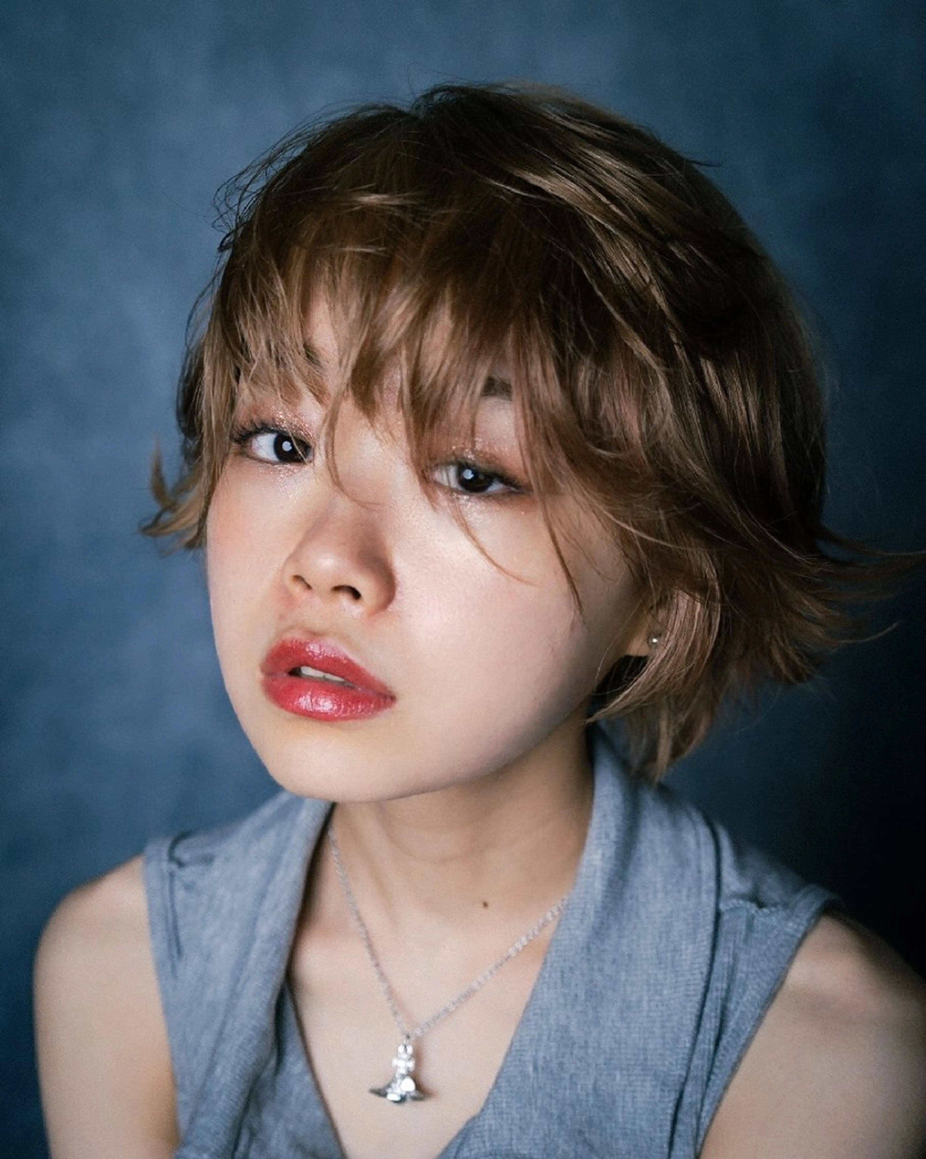 ショート パーマ カラー ヘアアレンジ 松尾 泰伸のヘアスタイル