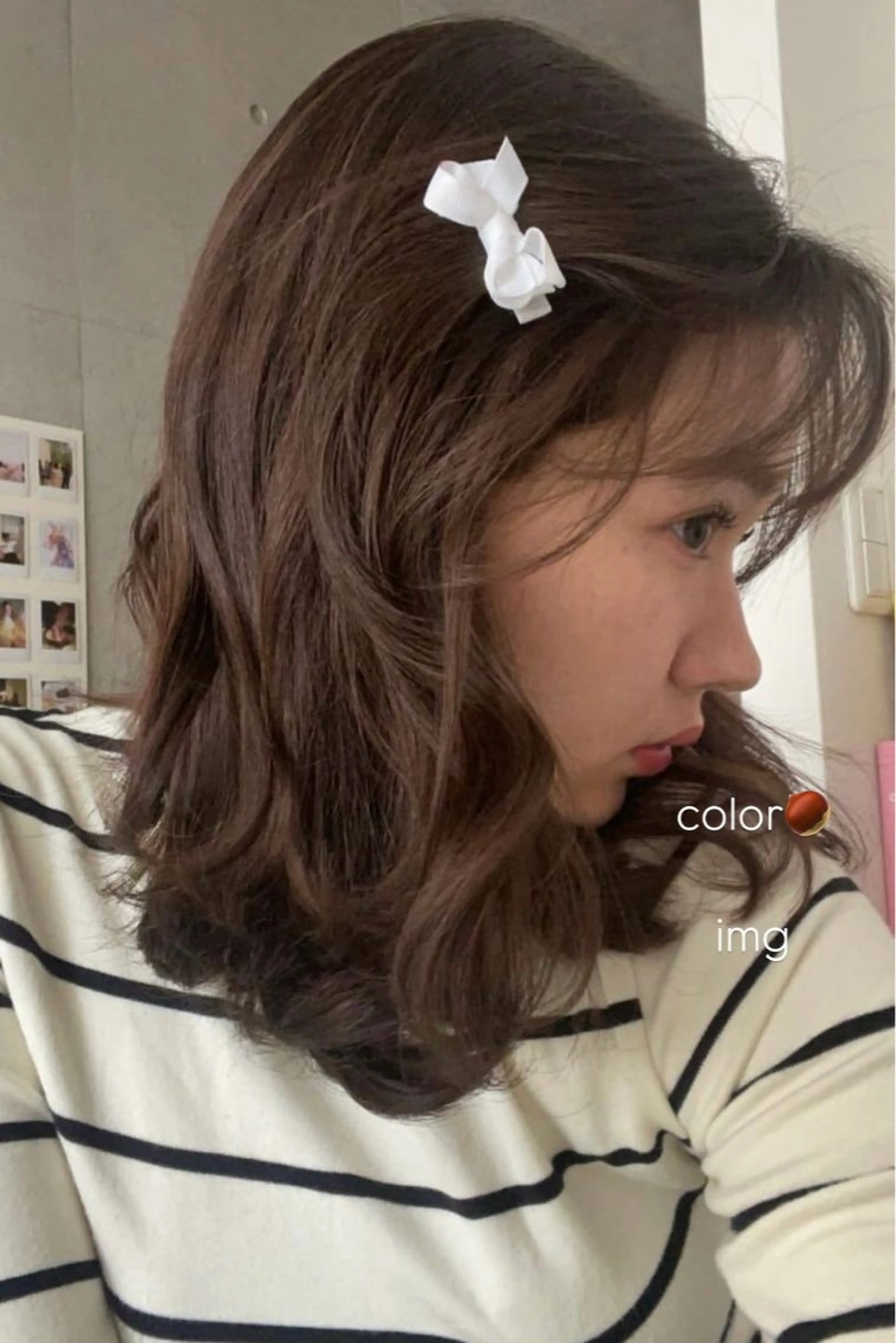 カラー rinka/暖色 ボブカットモデルのヘアスタイル