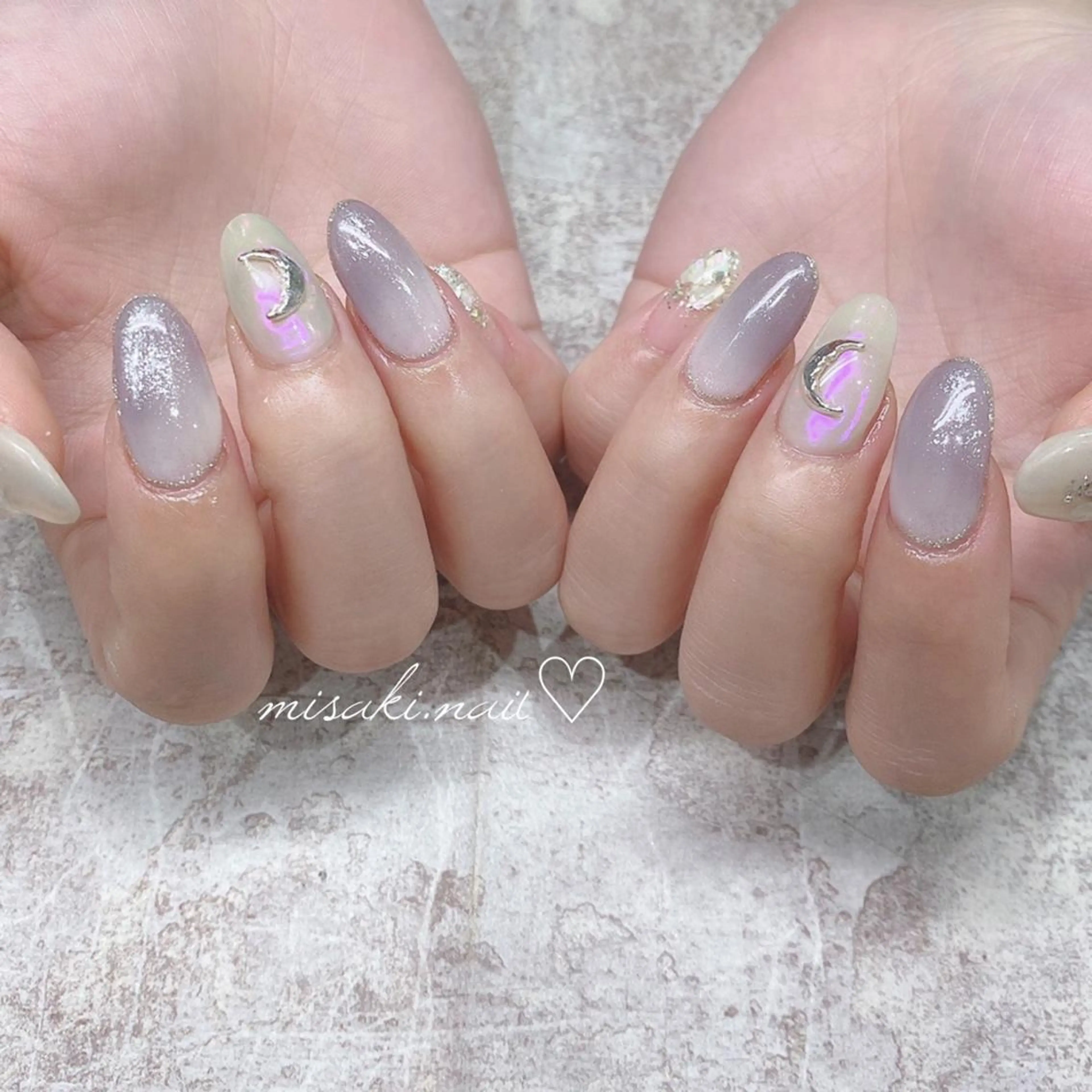 ネイル 韓国ネイル ワンホンネイル ハンドネイル nailsalon miinailsのネイルデザイン