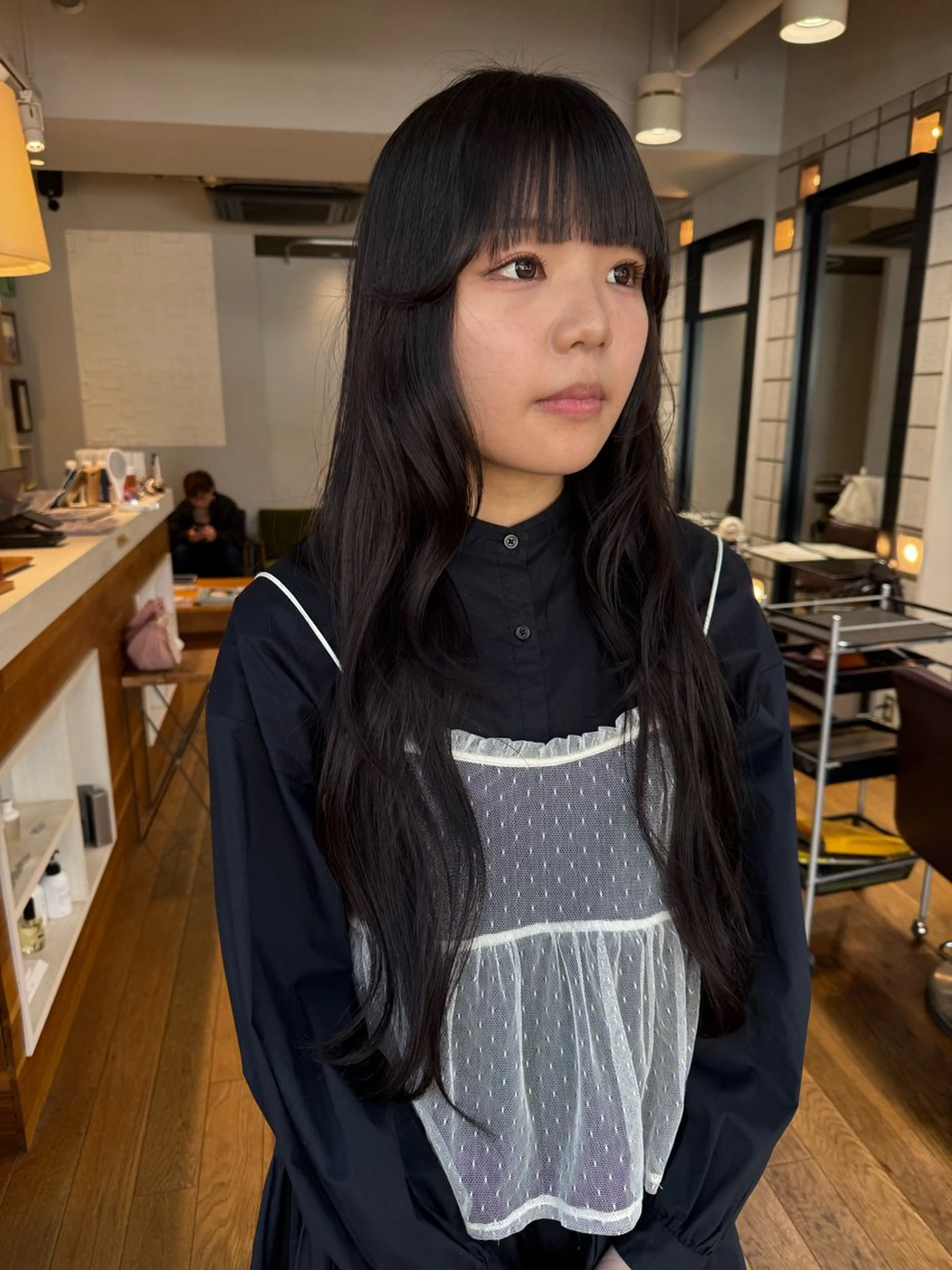 ロング カット ヘアカラー トリートメント 松本  夏海のヘアスタイル