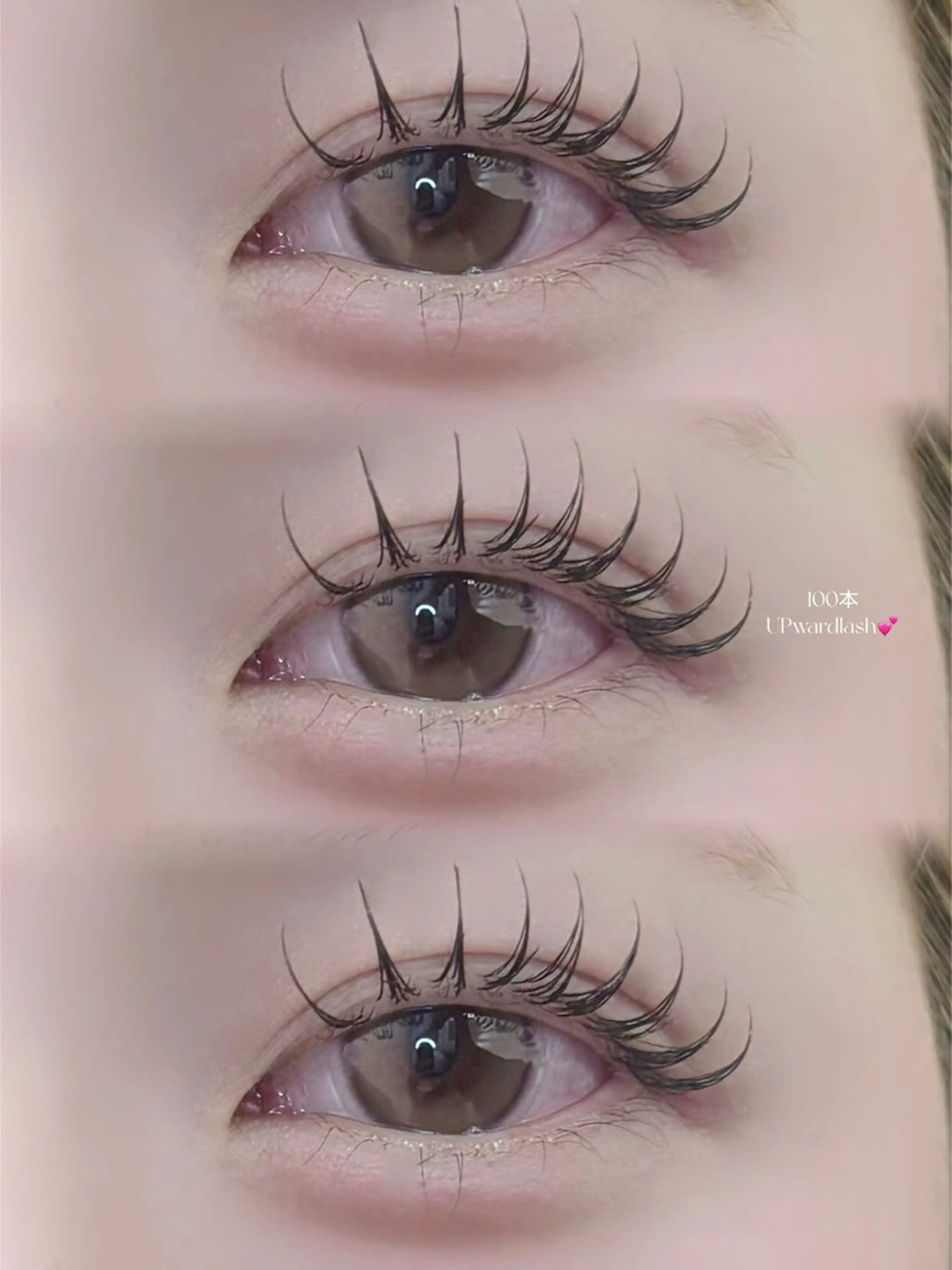 マツエク・マツパ 韓国風束感まつ毛🩵 Nozomiのマツエク・マツパデザイン