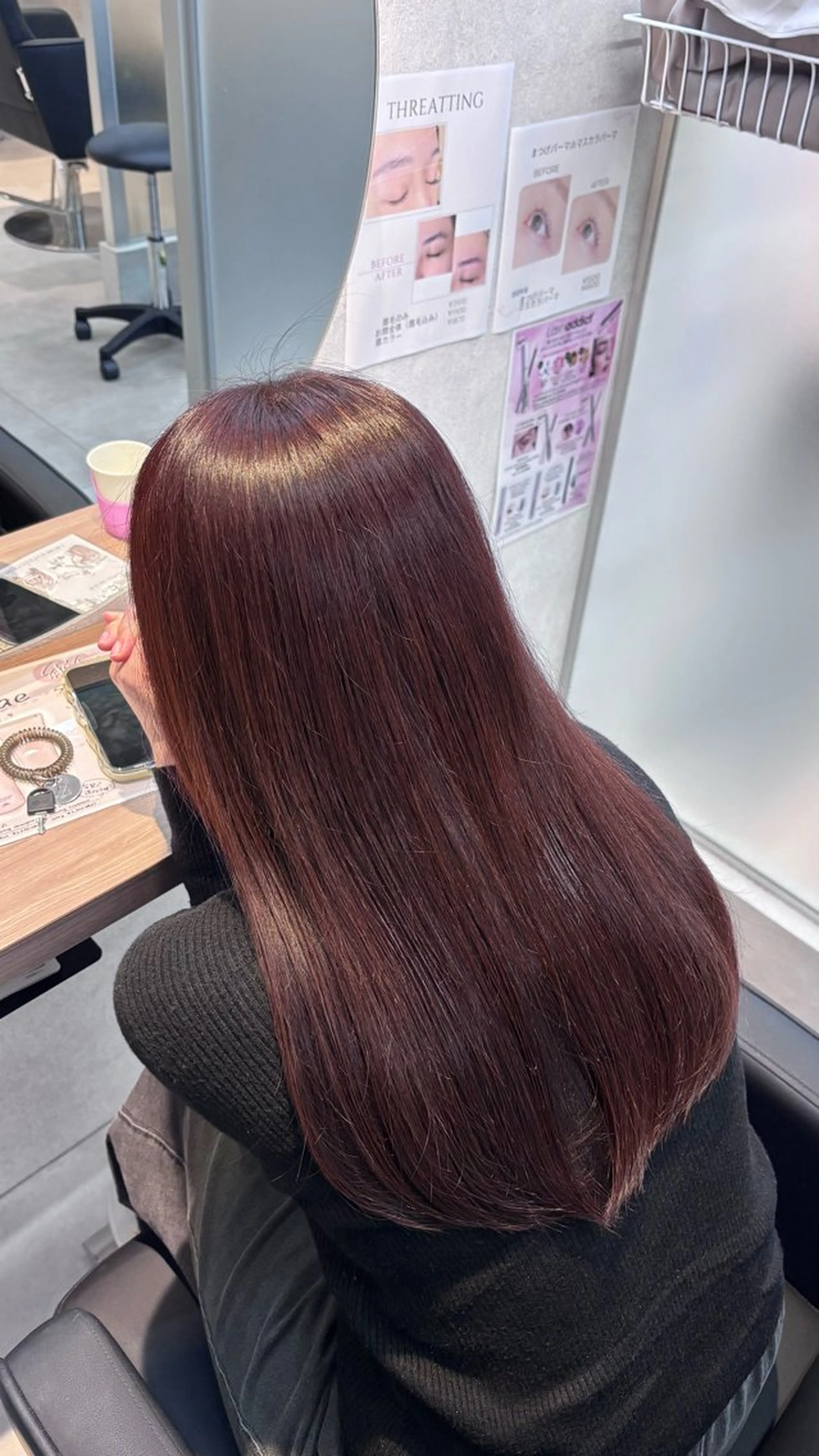 カラー ヘアカラー 米倉 陽菜のヘアスタイル