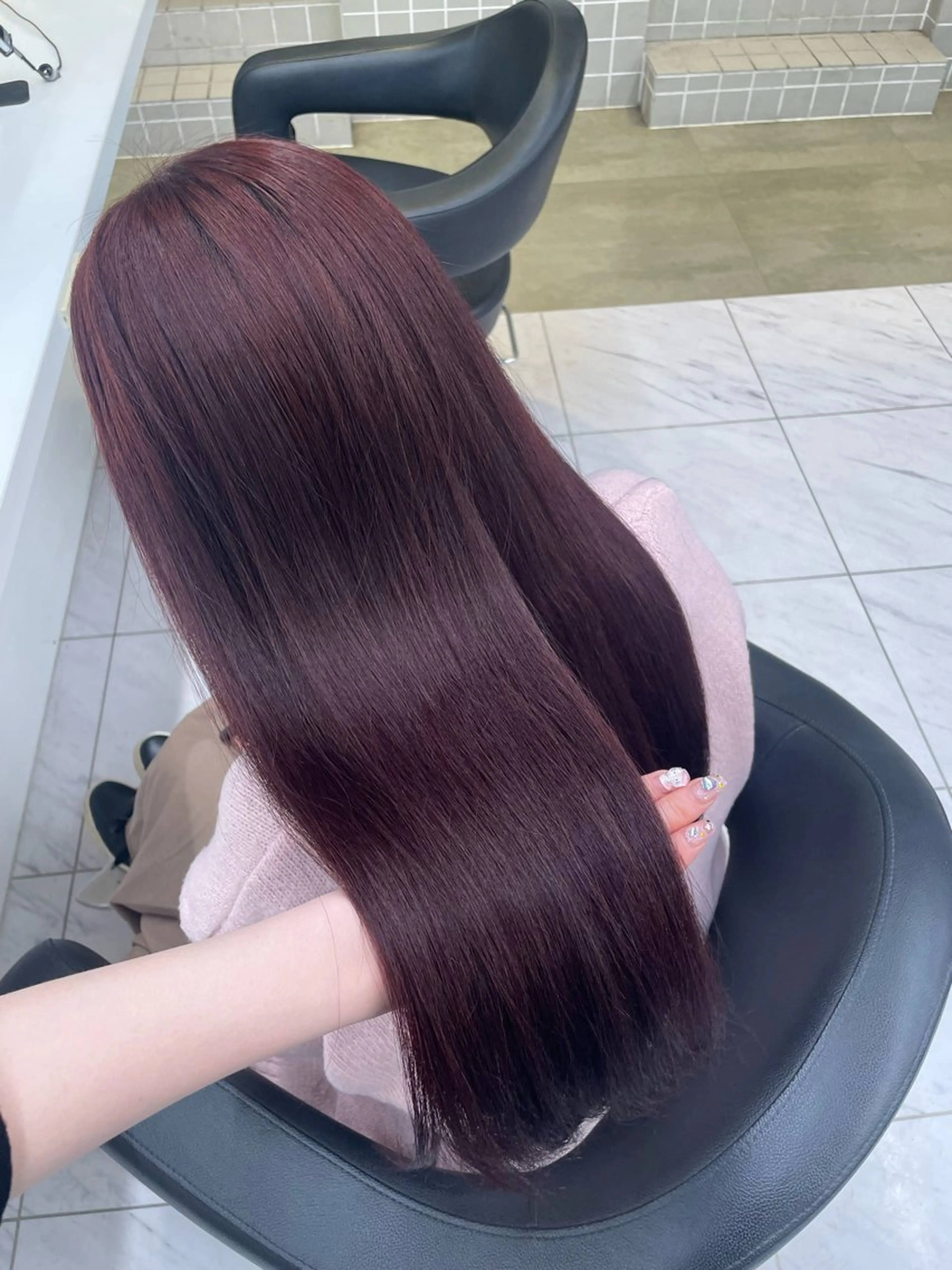 ロング カラー 🎀暖色/ラベンダー /paru🤍のヘアスタイル