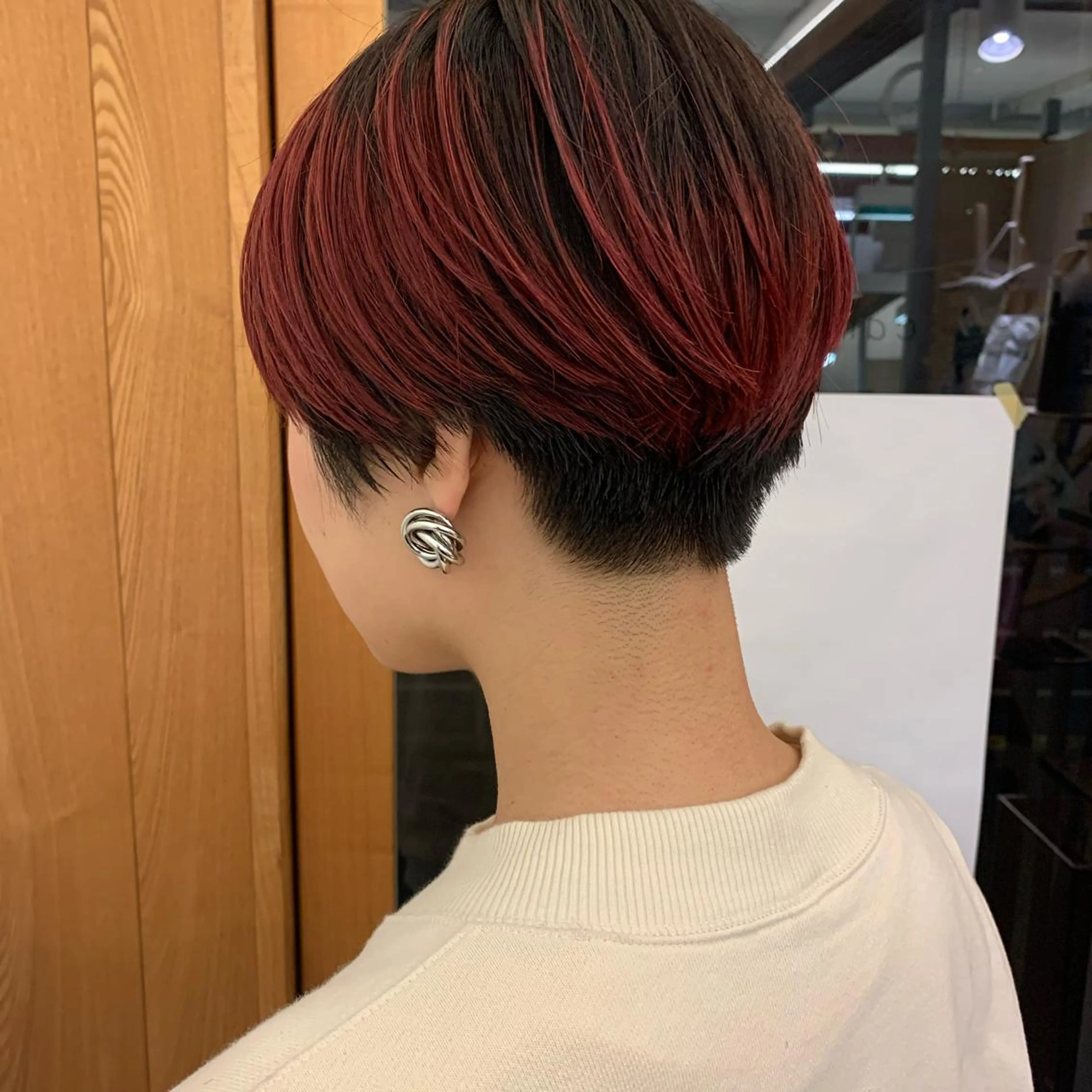 ショート 艶髪color💎髪 質改善ストレート大吉のヘアスタイル