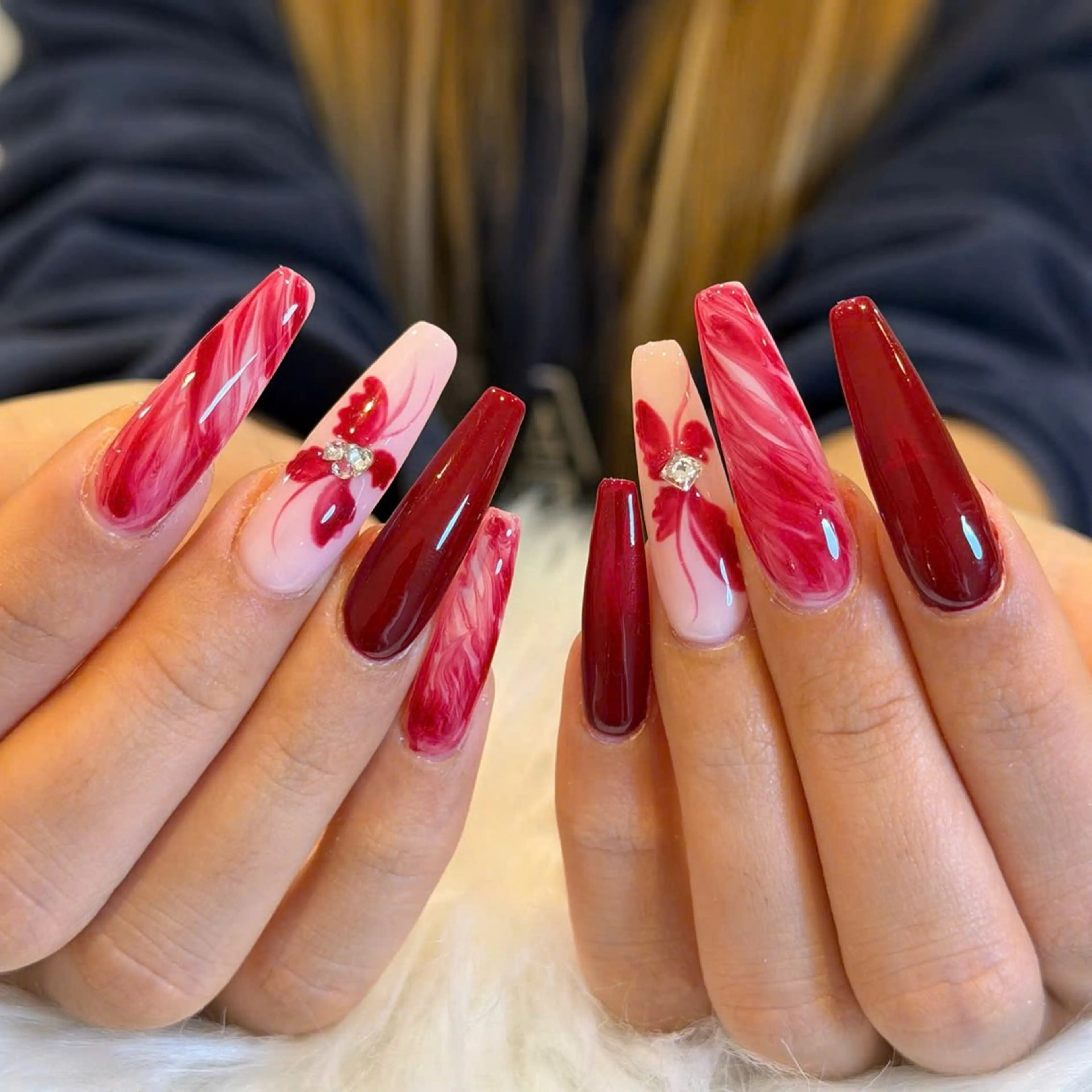 ネイル 持ち込み オフィスネイル シンプルネイル ハンドネイル Anmi Nailのネイルデザイン