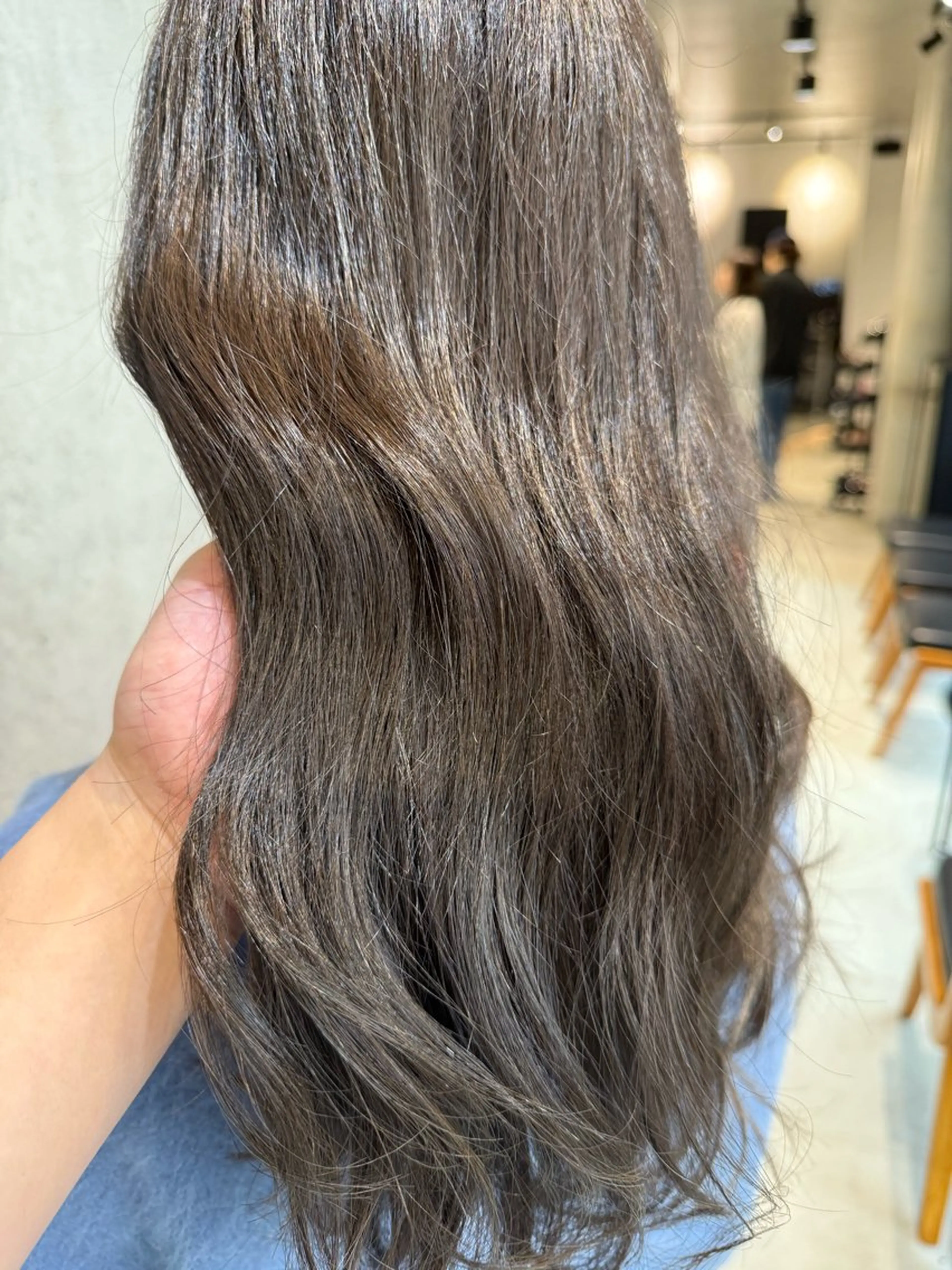 セミロング カラー カット ヘアカラー トリートメント 【銀座】艶髪/上品な カラー特化/涼/駅近のヘアスタイル