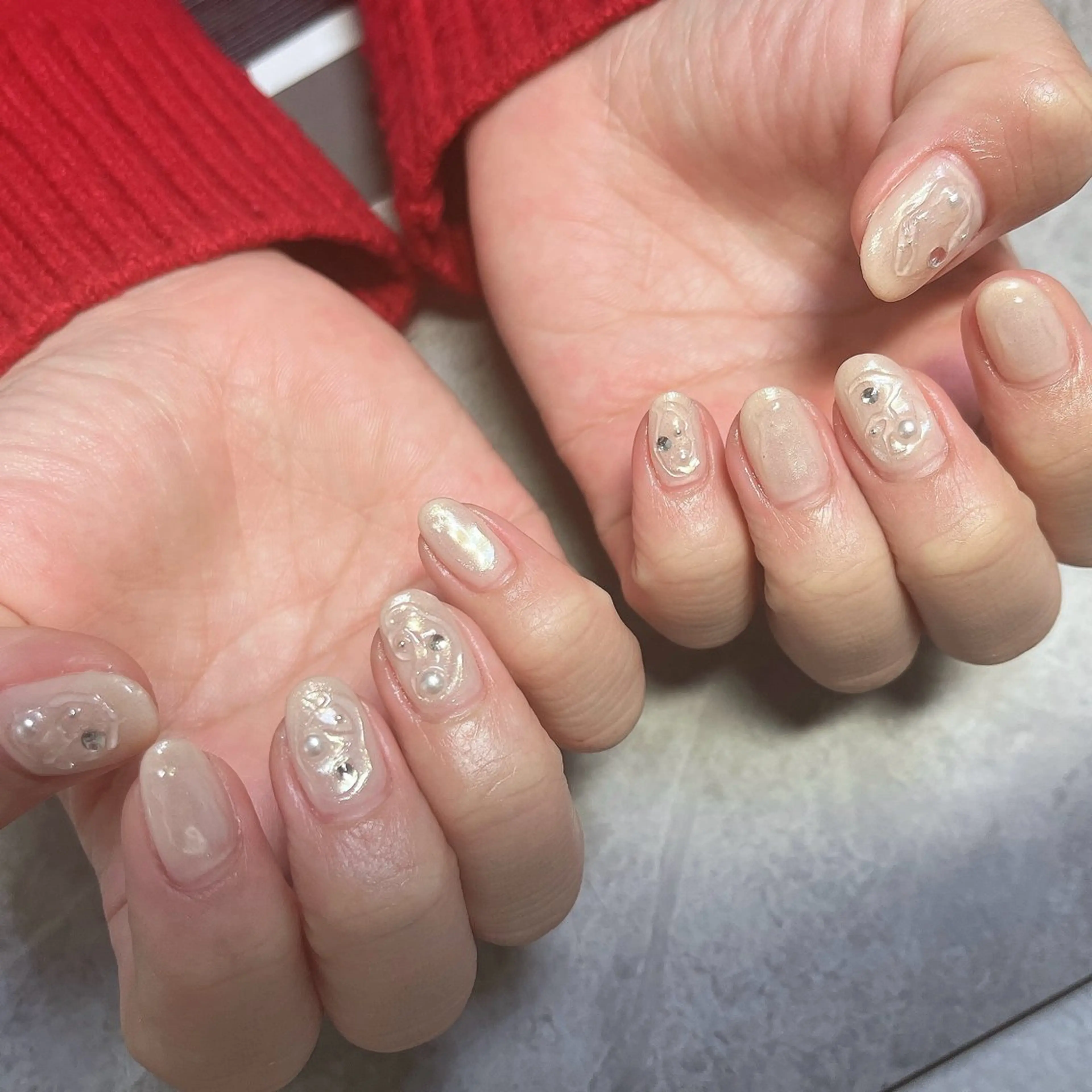 ネイル ハンドネイル ハンドケア ベテランネイル cnc  nailのネイルデザイン