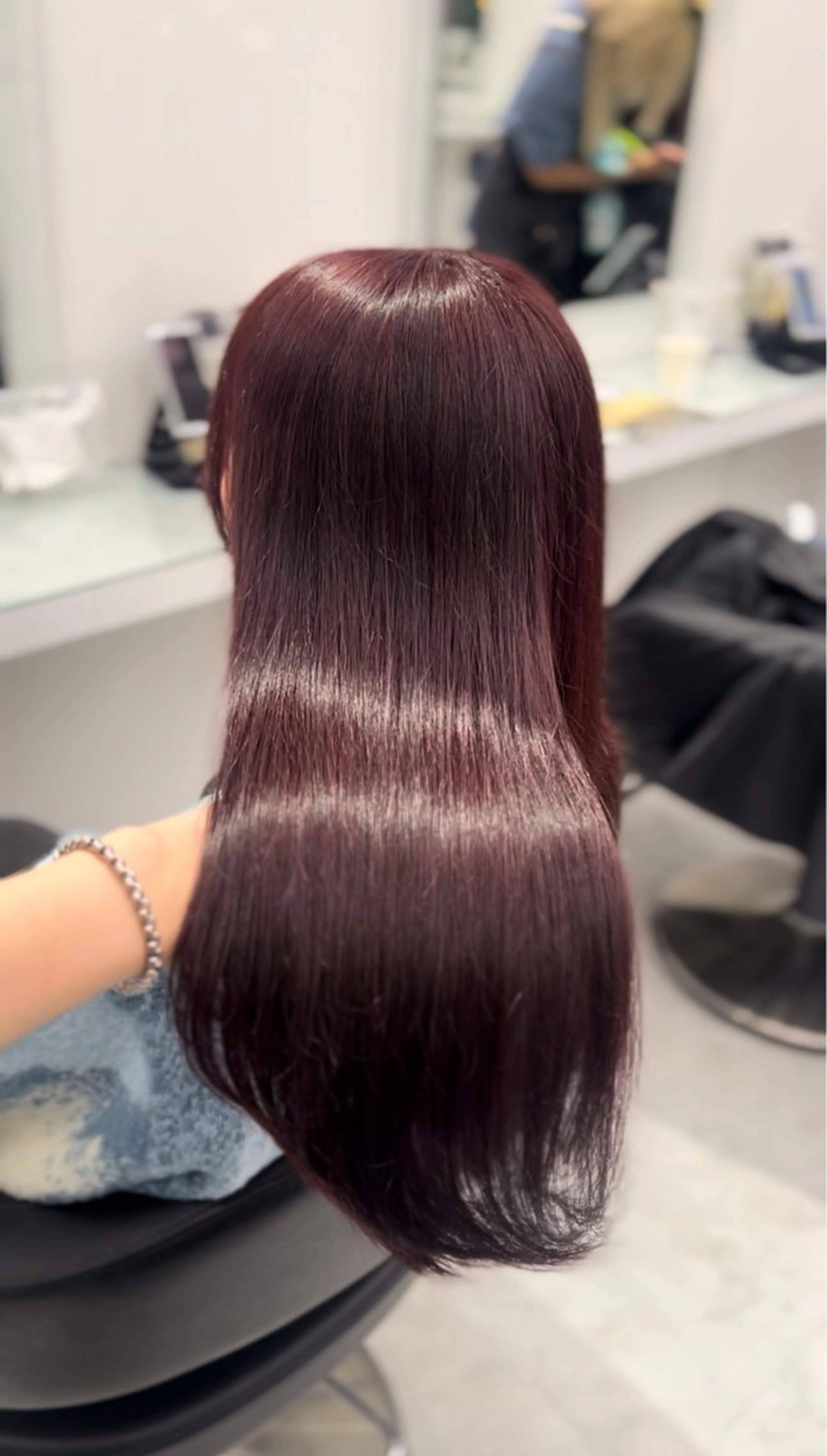 ロング カラー カット ヘアカラー トリートメント ブリーチ無し透明感 🕊AZUSAのヘアスタイル