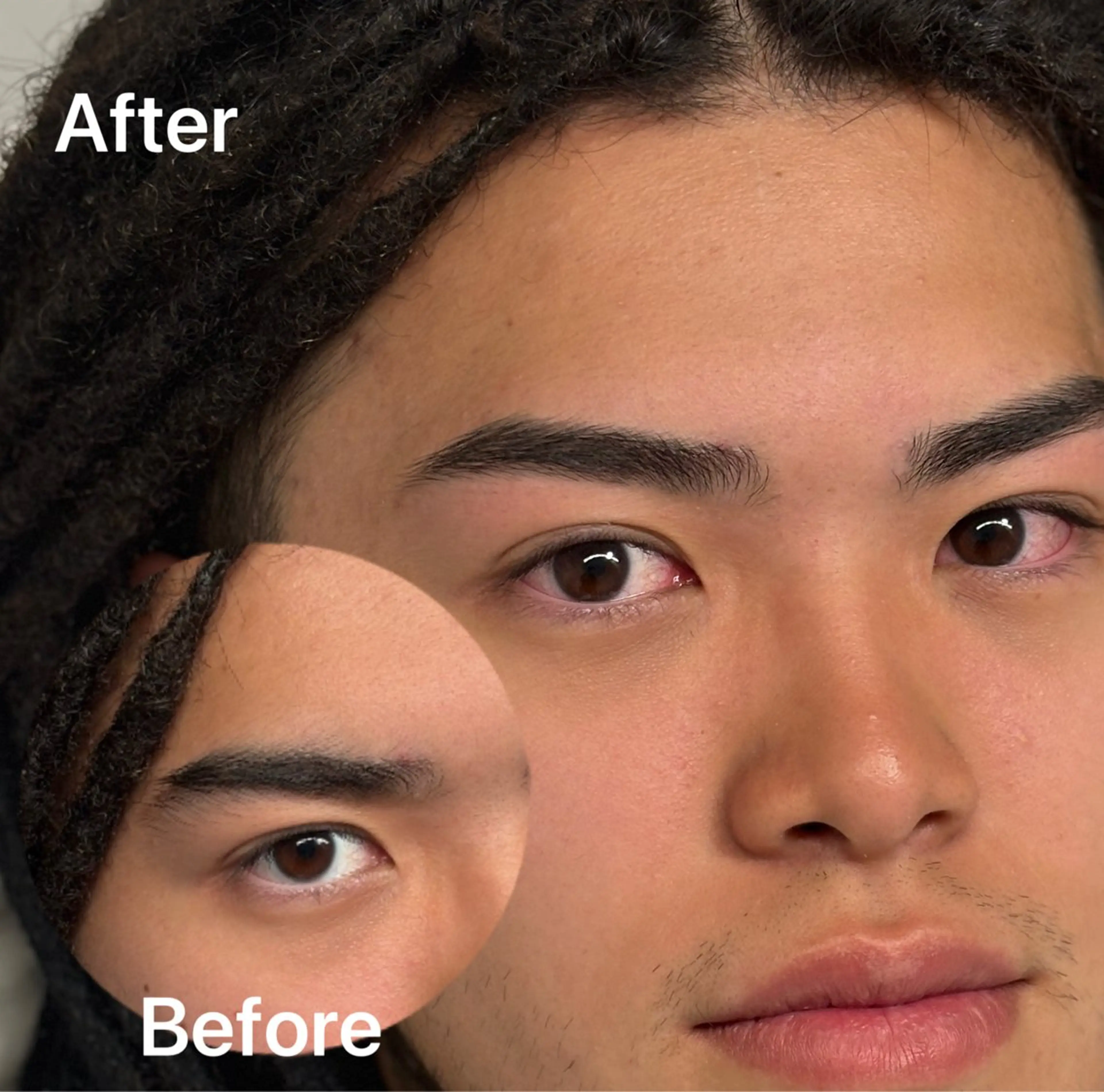 メンズ アイブロウ 眉毛ワックス脱毛 Smoo YUTOの眉毛・アイブロウイメージ