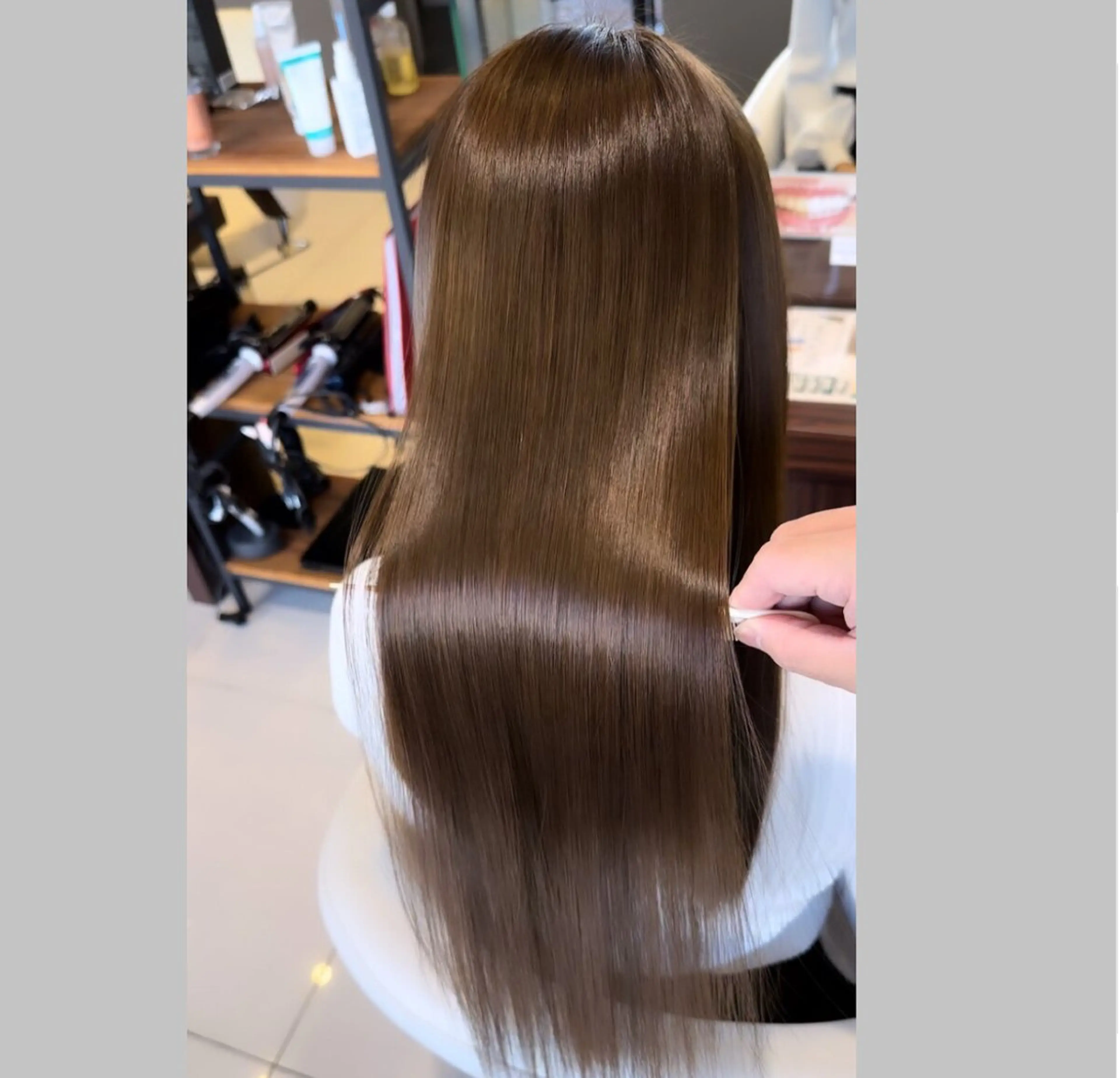 【満足度No.1】艶カット+高濃度水素カラー+ラグジュアリー髪質改善トリートメント¥33800→¥26800の写真