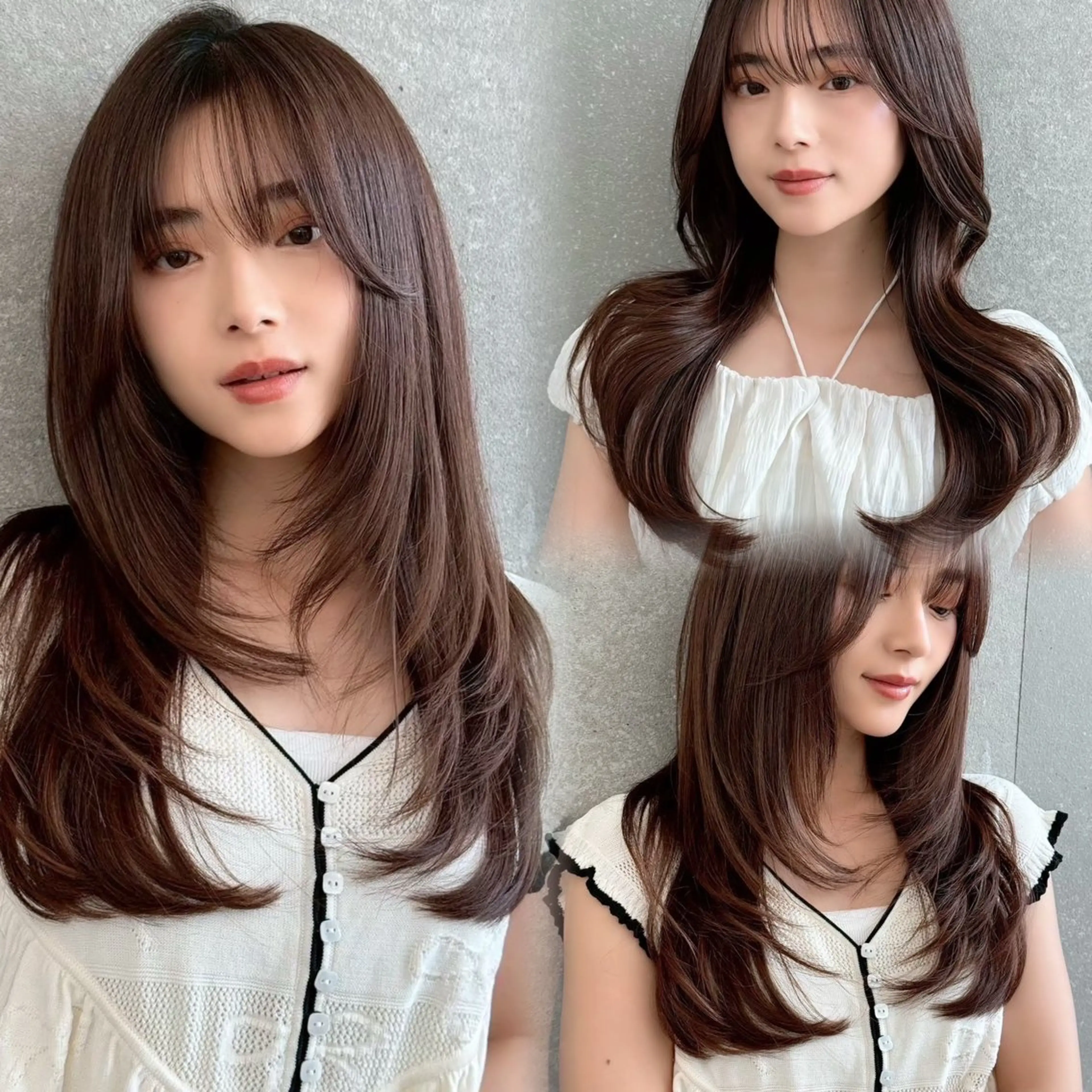 ロング レイヤーカット カット 髪質改善/縮毛矯正 レイヤー/ユウタ👑のヘアスタイル