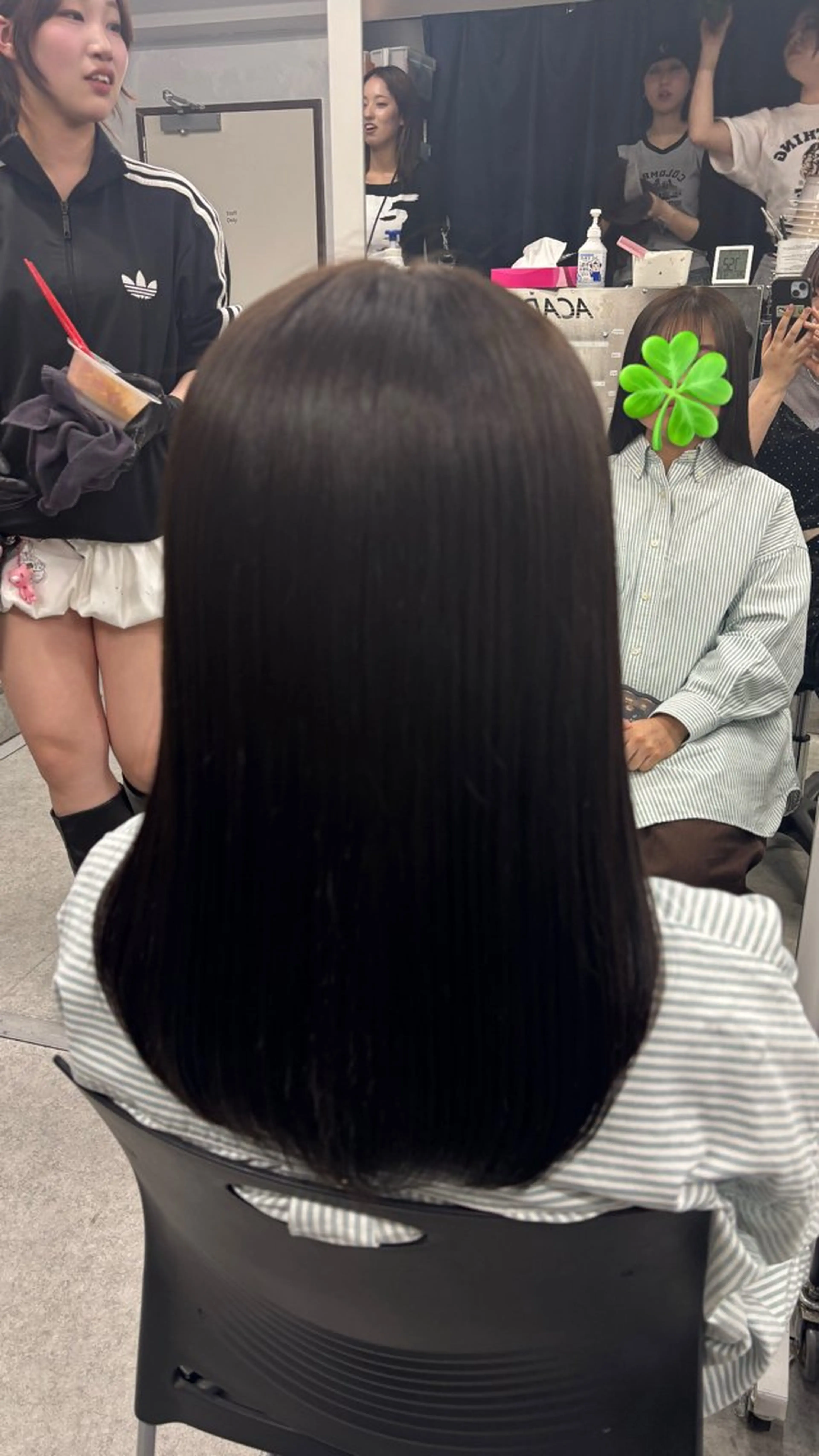 ロング ヘアカラー rino🪻韓国風 /ラベンダー/ココアのヘアスタイル