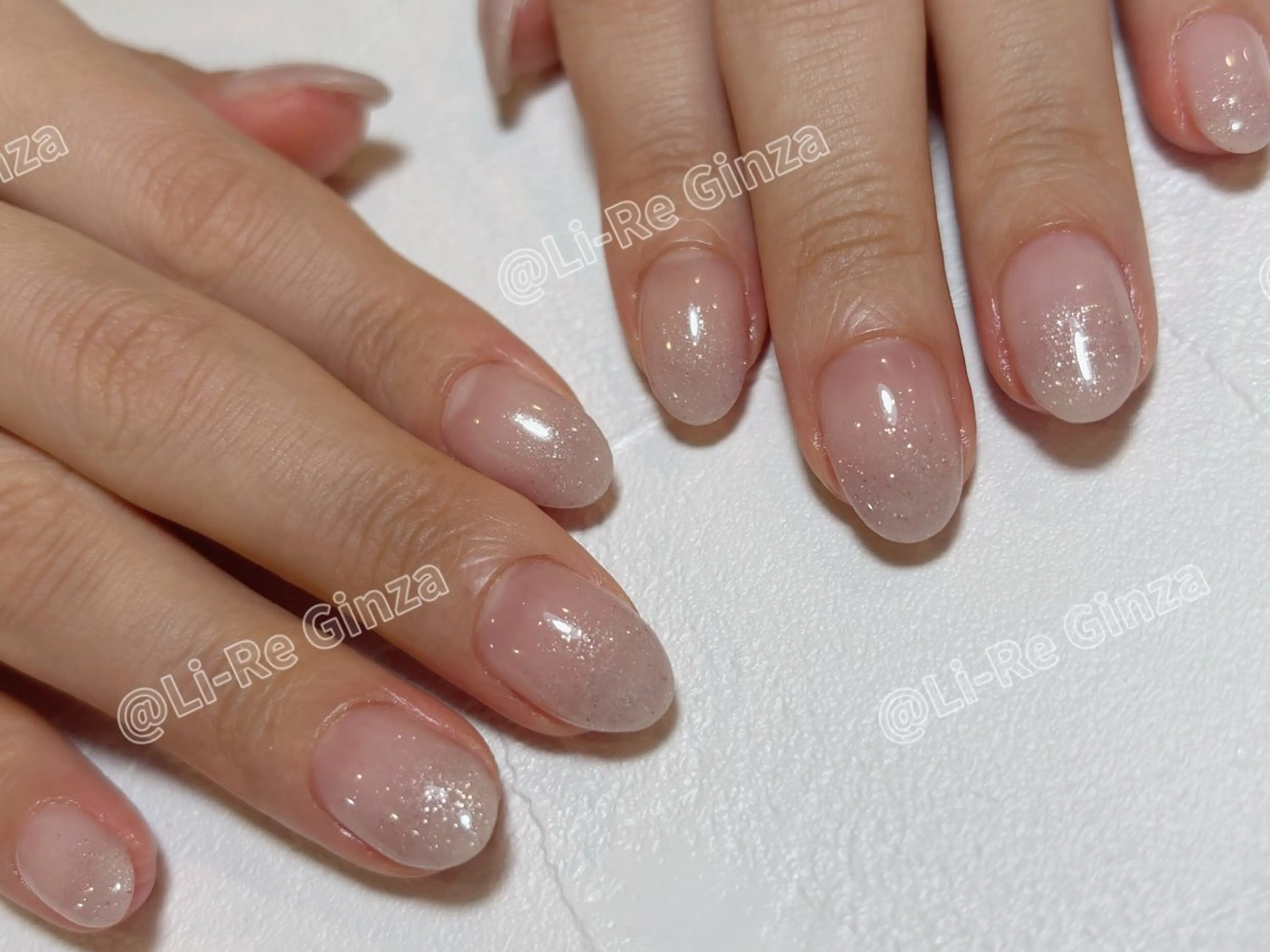初回オフ無料【HAND】ラメワンカラー/ラメグラ¥8500の写真