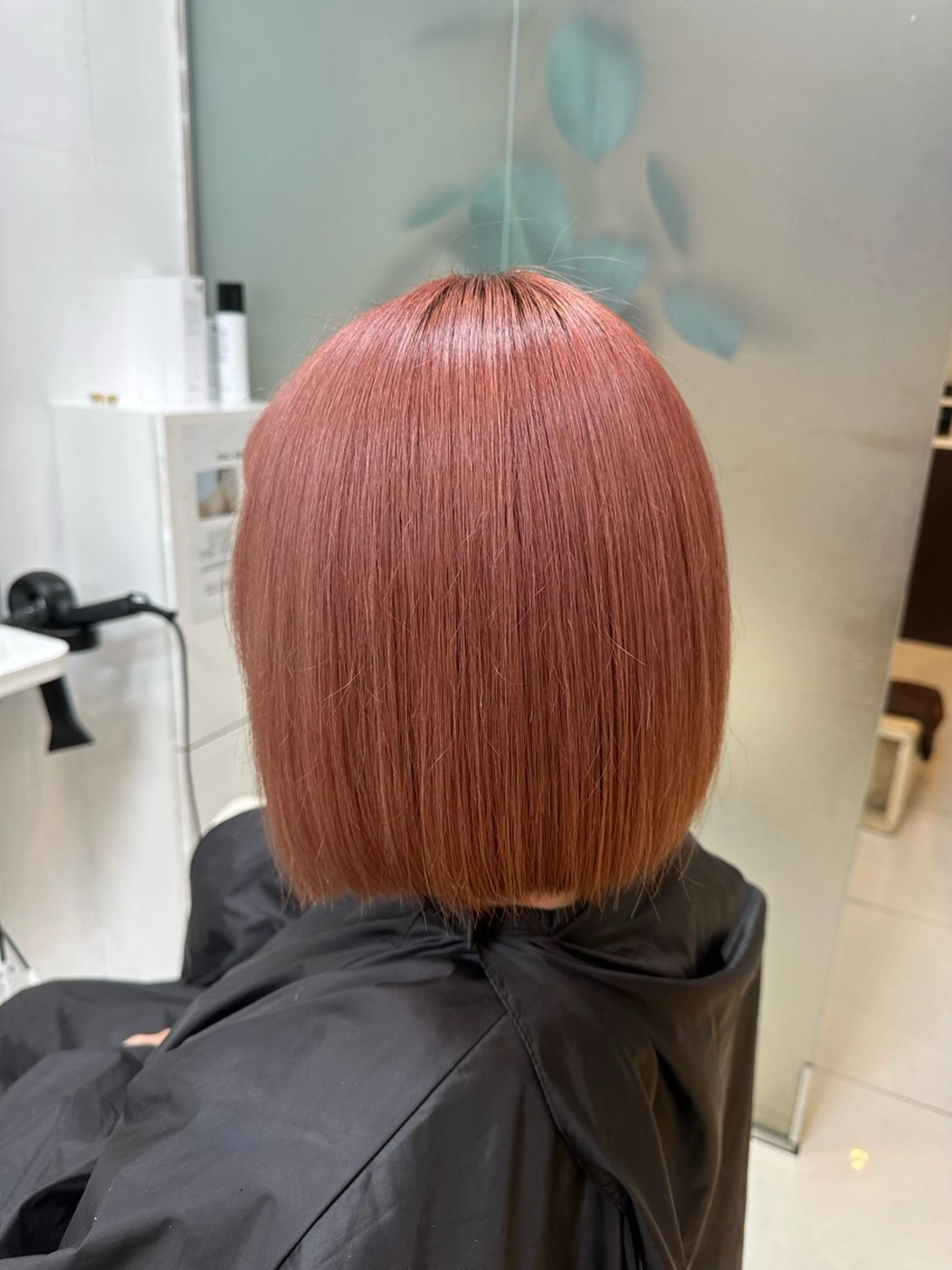 カラー ピンクカラー タカセ レンのヘアスタイル