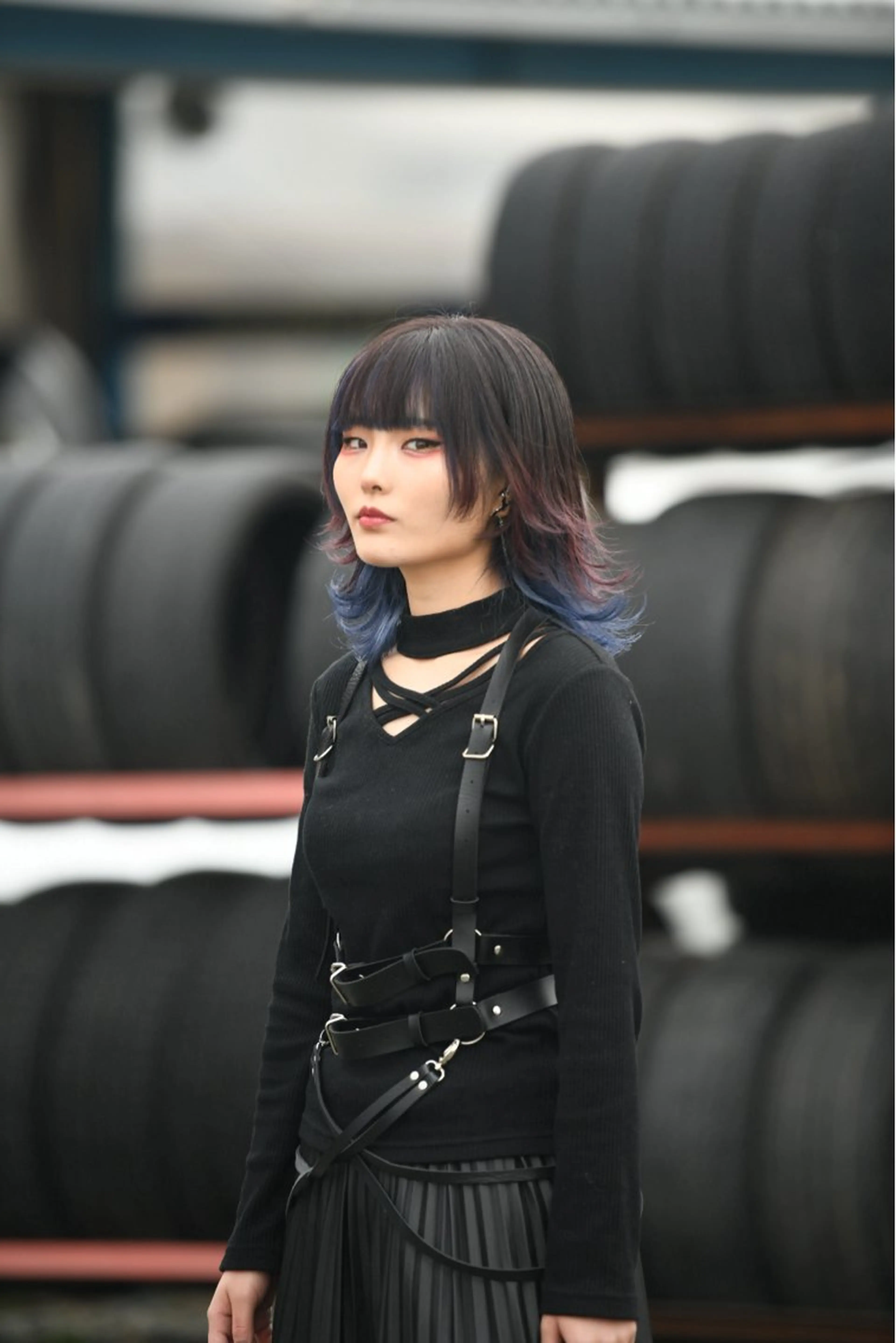 ミディアム カット ヘアカラー 永井大樹✨ 透明感カラー✨のヘアスタイル