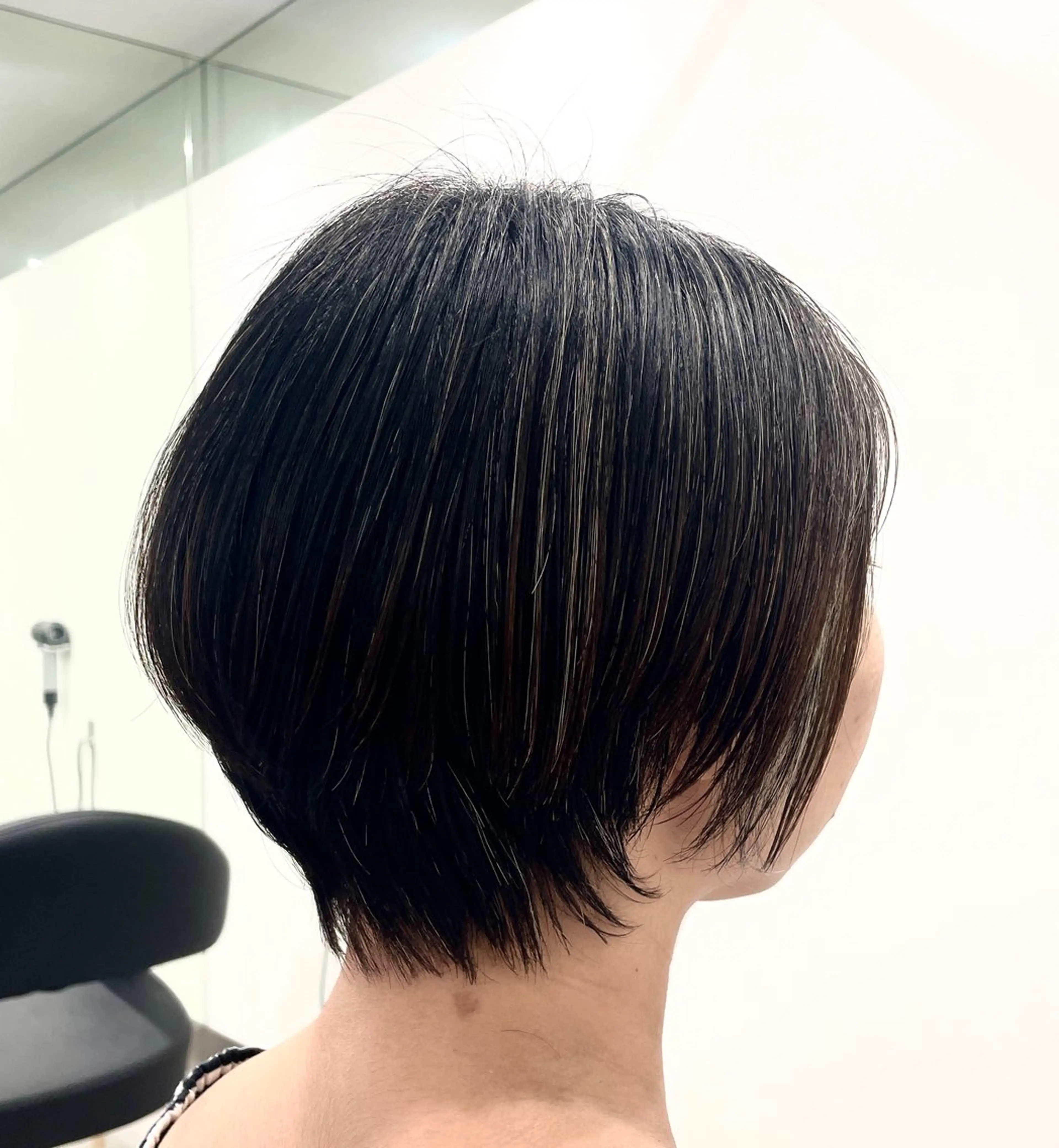 ショート ボブ 韓国風ヘア レイヤーカット 💝似合わせカット& カラーＵｒｕｎａ💝のヘアスタイル