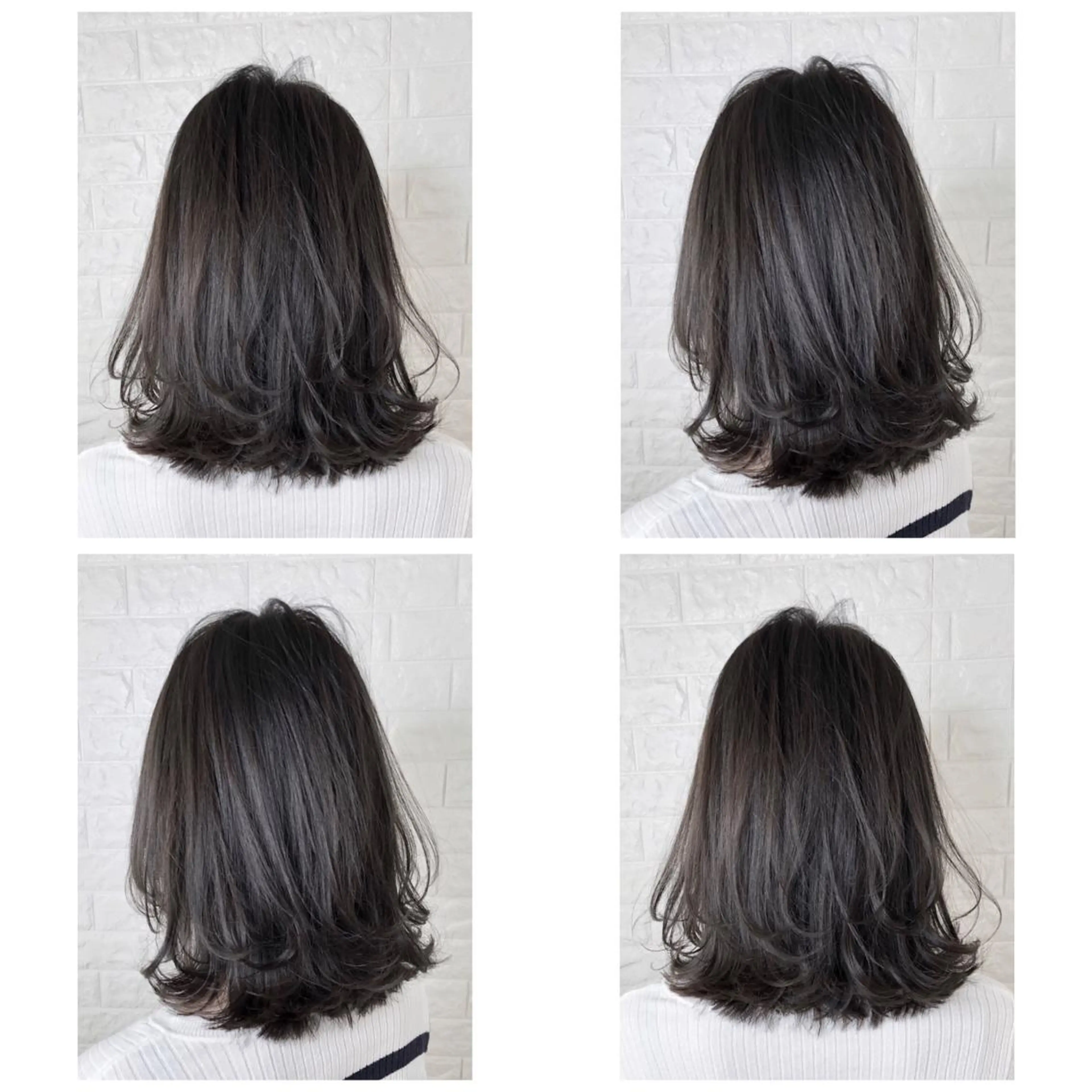 ミディアム カラー アッシュ 透明感カラー ディープラベンダー ラベンダーカラー ラベンダーアッシュ 髪質改善特化KIZU /艶髪研究（京都）のヘアスタイル