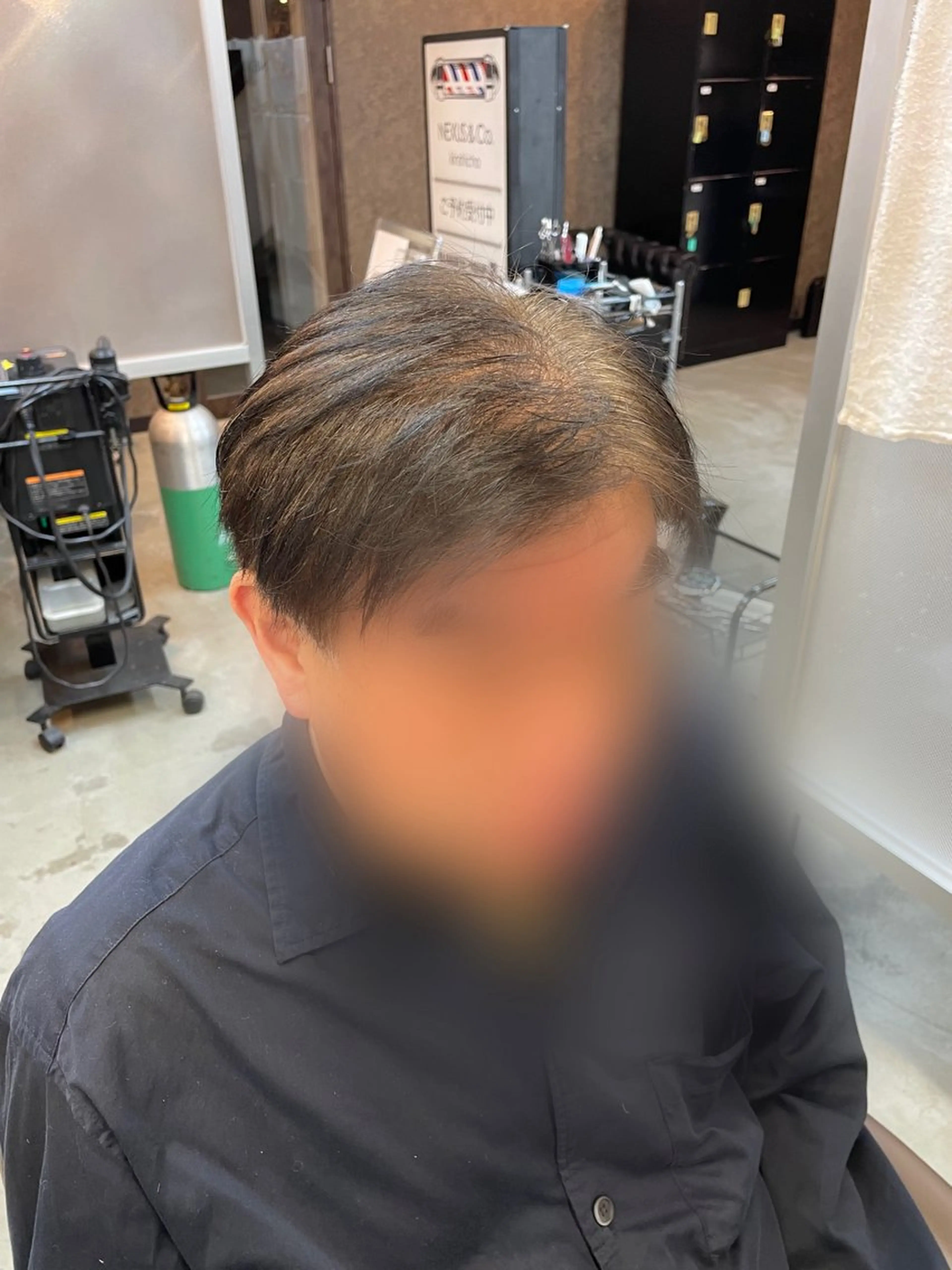 ショート メンズ メンズパーマ特化 カバヤマ　リョウのヘアスタイル