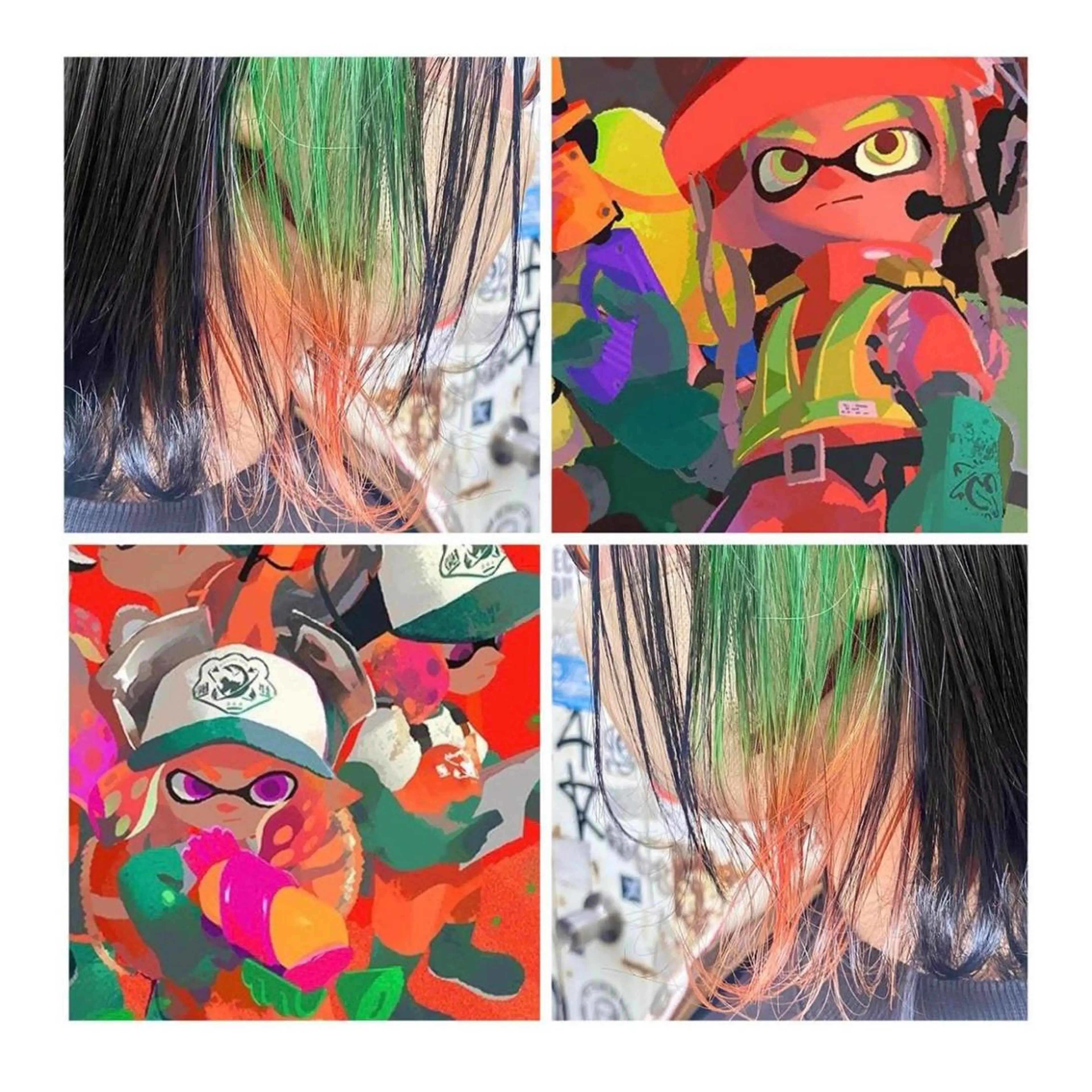 ショート カラー インナーカラー ヘアカラー GARU-ガル-所属・TSUNO🦖 派手髪/オタク美容師のヘアスタイル