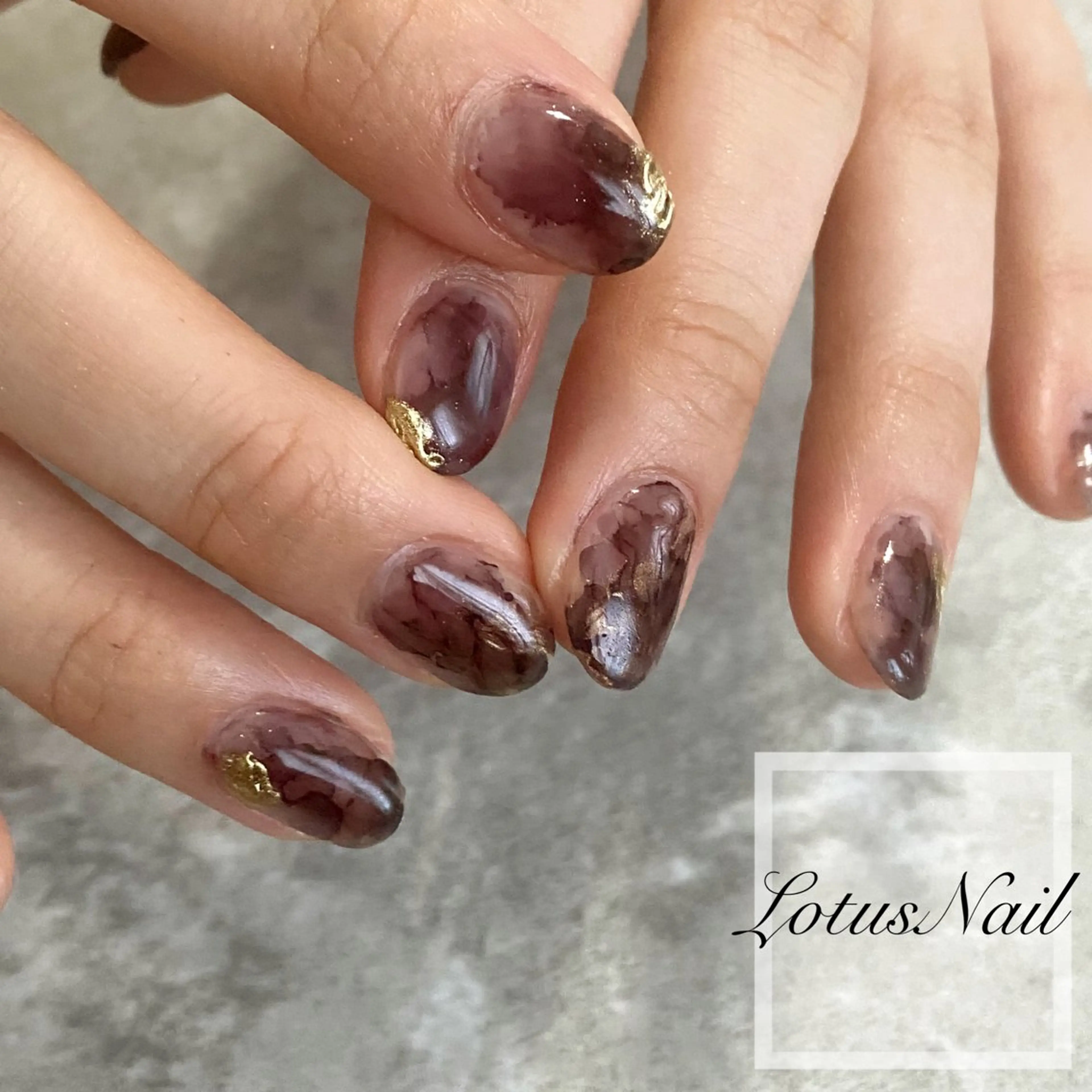 ネイル ニュアンスネイル Lotus Nailのネイルデザイン