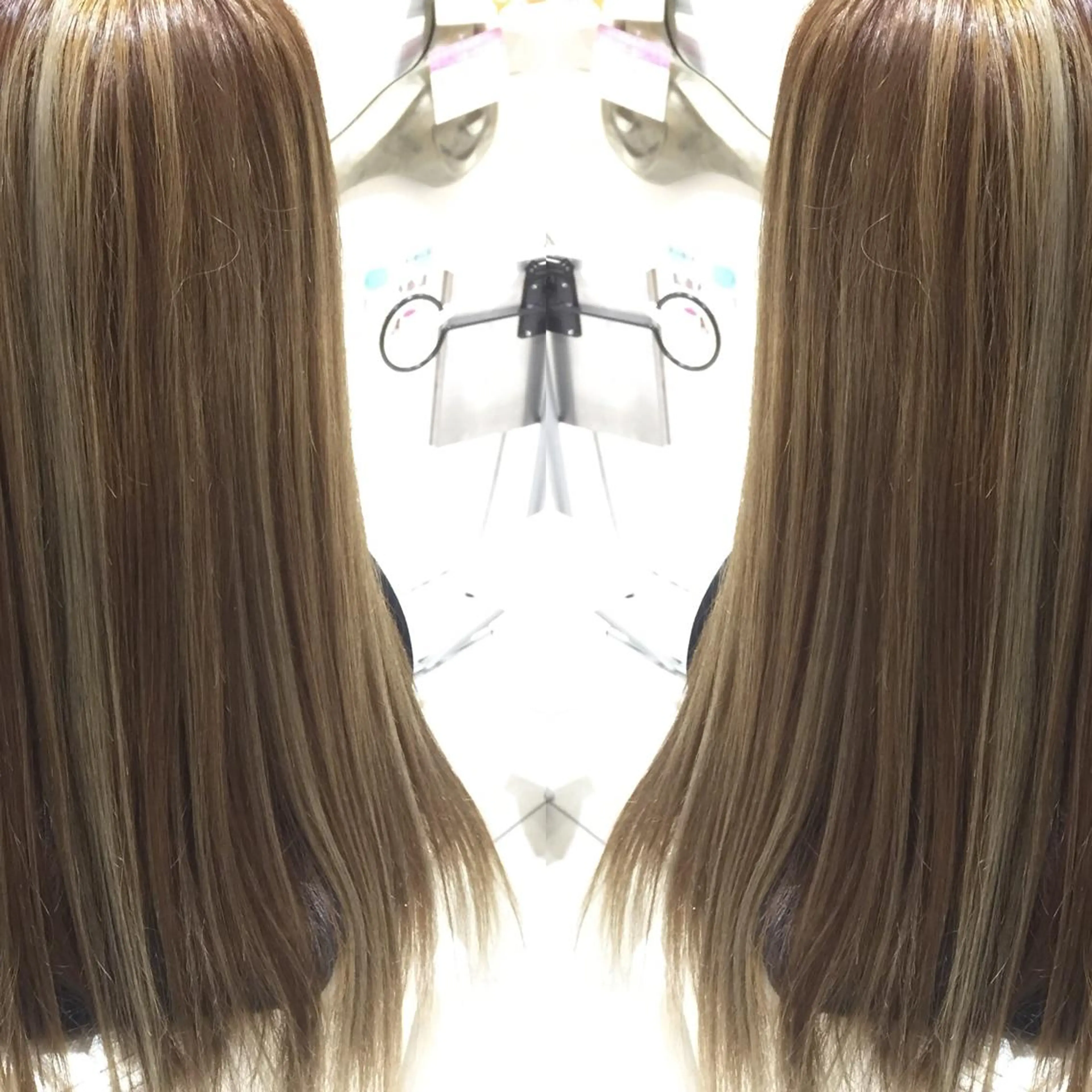 カラー ハイライトカラー イルミナカラー 中林 由佳のヘアスタイル