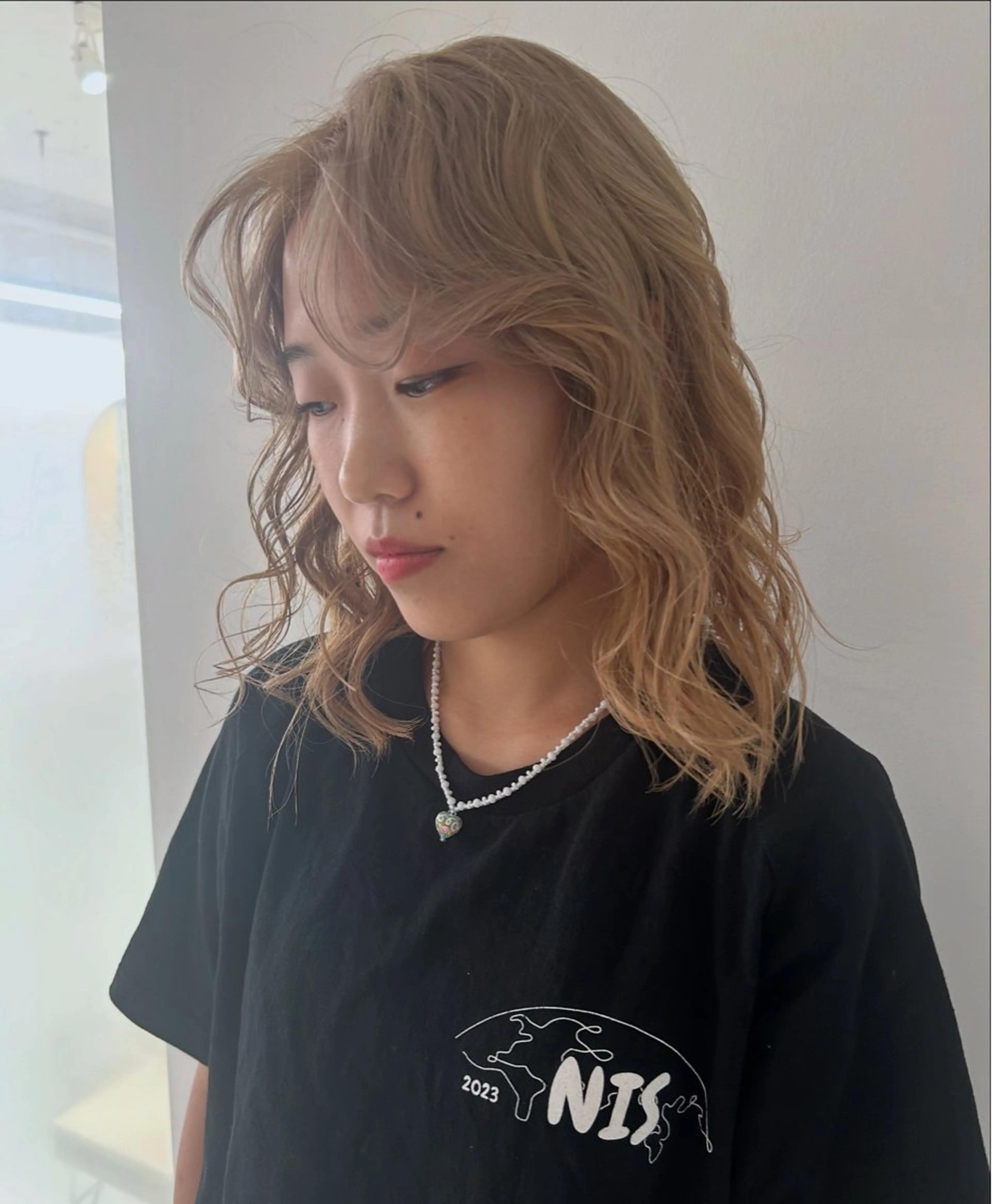 セミロング カラー ヘアカラー トリートメント ケアパーマ/ケアブリ ーチdaisukeのヘアスタイル