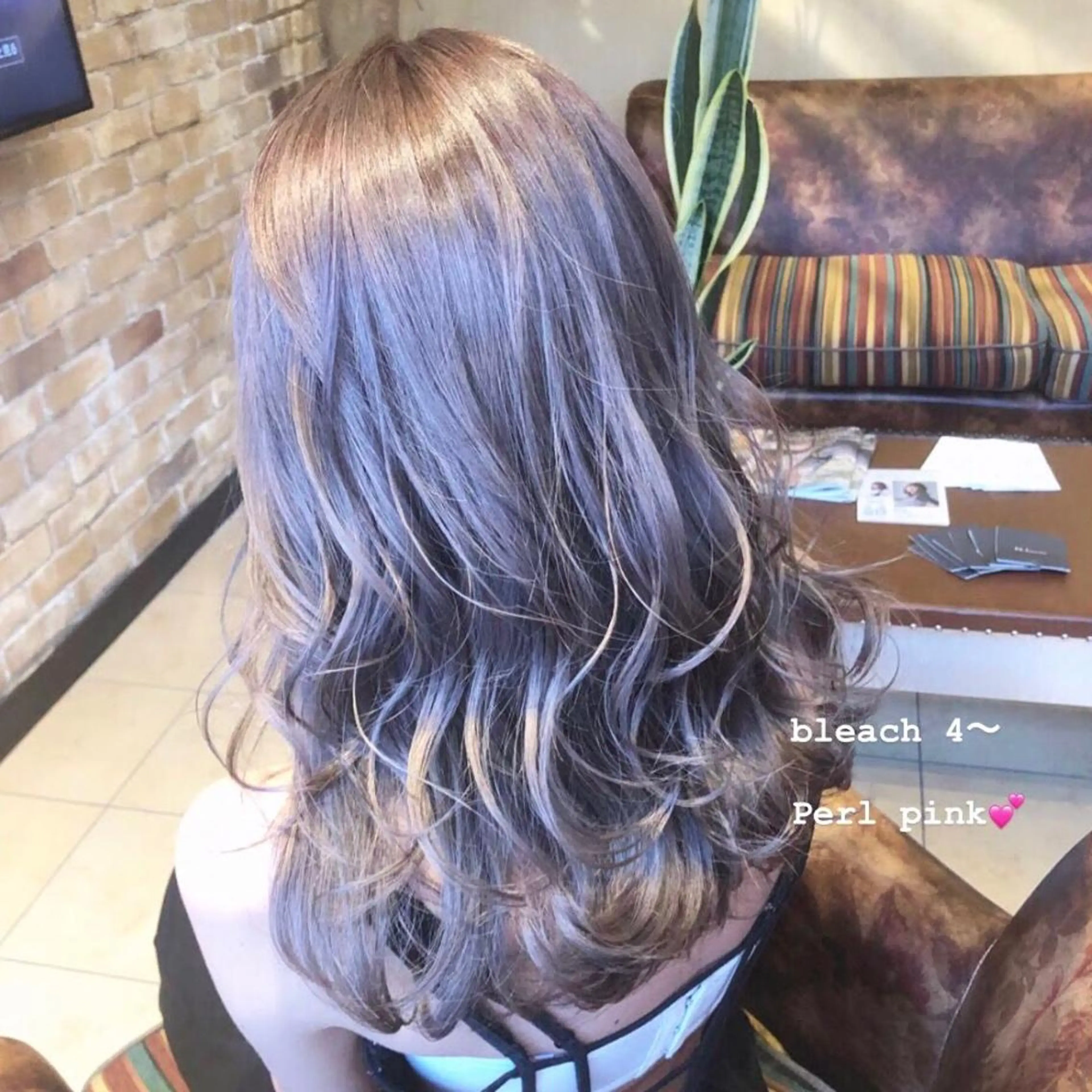 ロング カラー イルミナカラー ヘアカラー トリートメント Lyhair🦊🎀 AKIのヘアスタイル