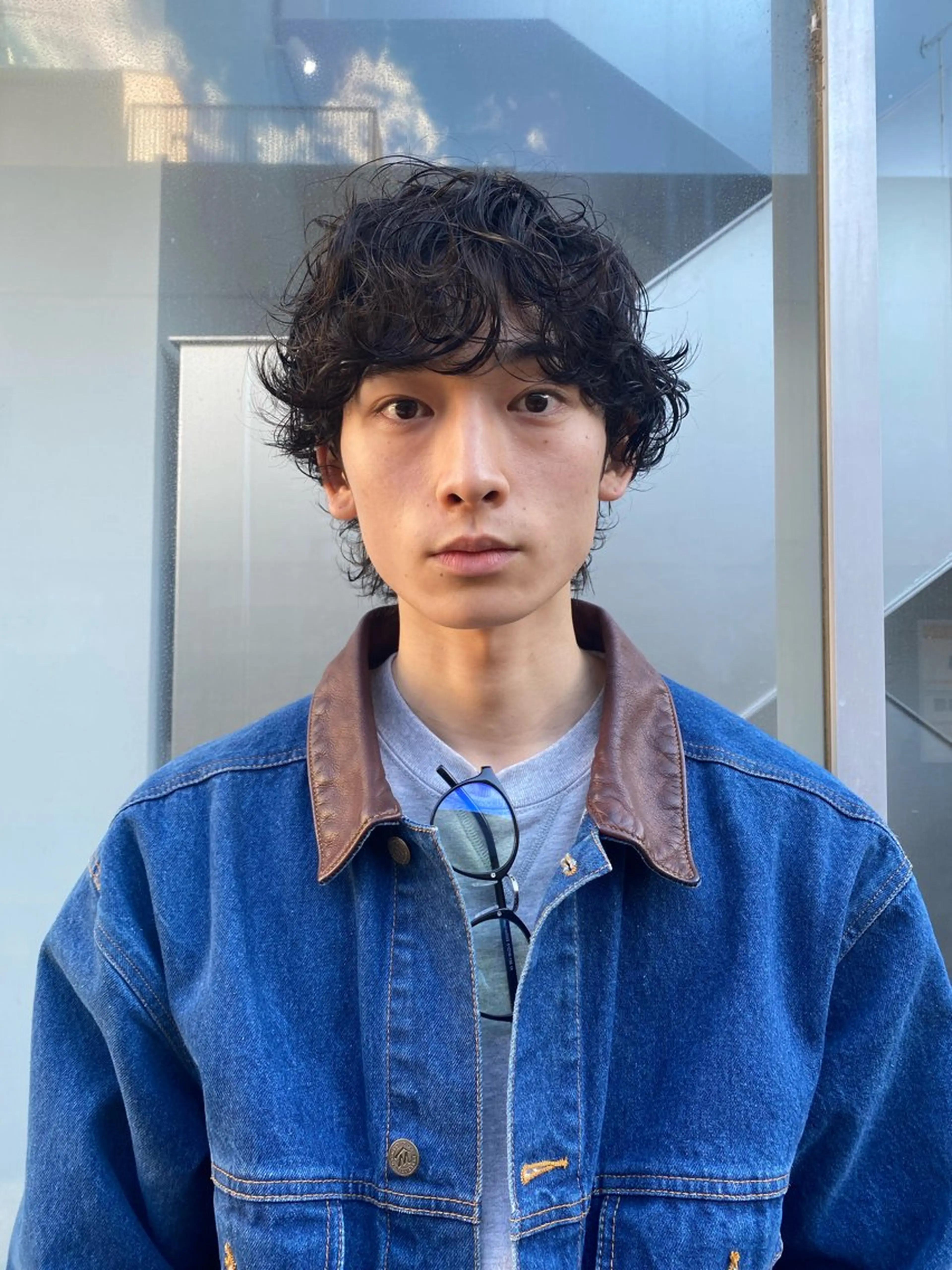 ショート パーマ カット パーマ メンズ得意です💥 ハユカといいます❗️のヘアスタイル