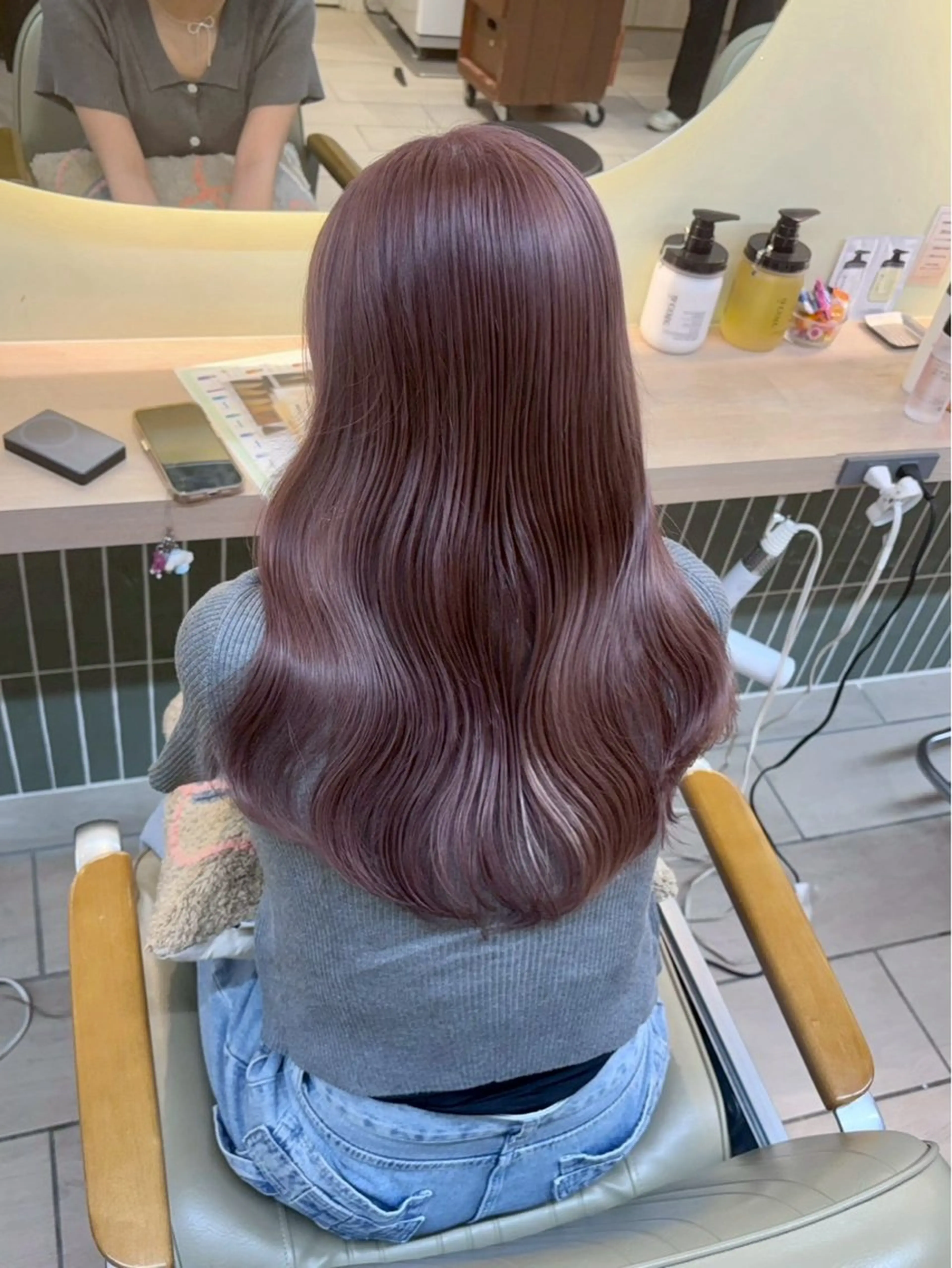 ロング カラー 鈴木 珠奈のヘアスタイル